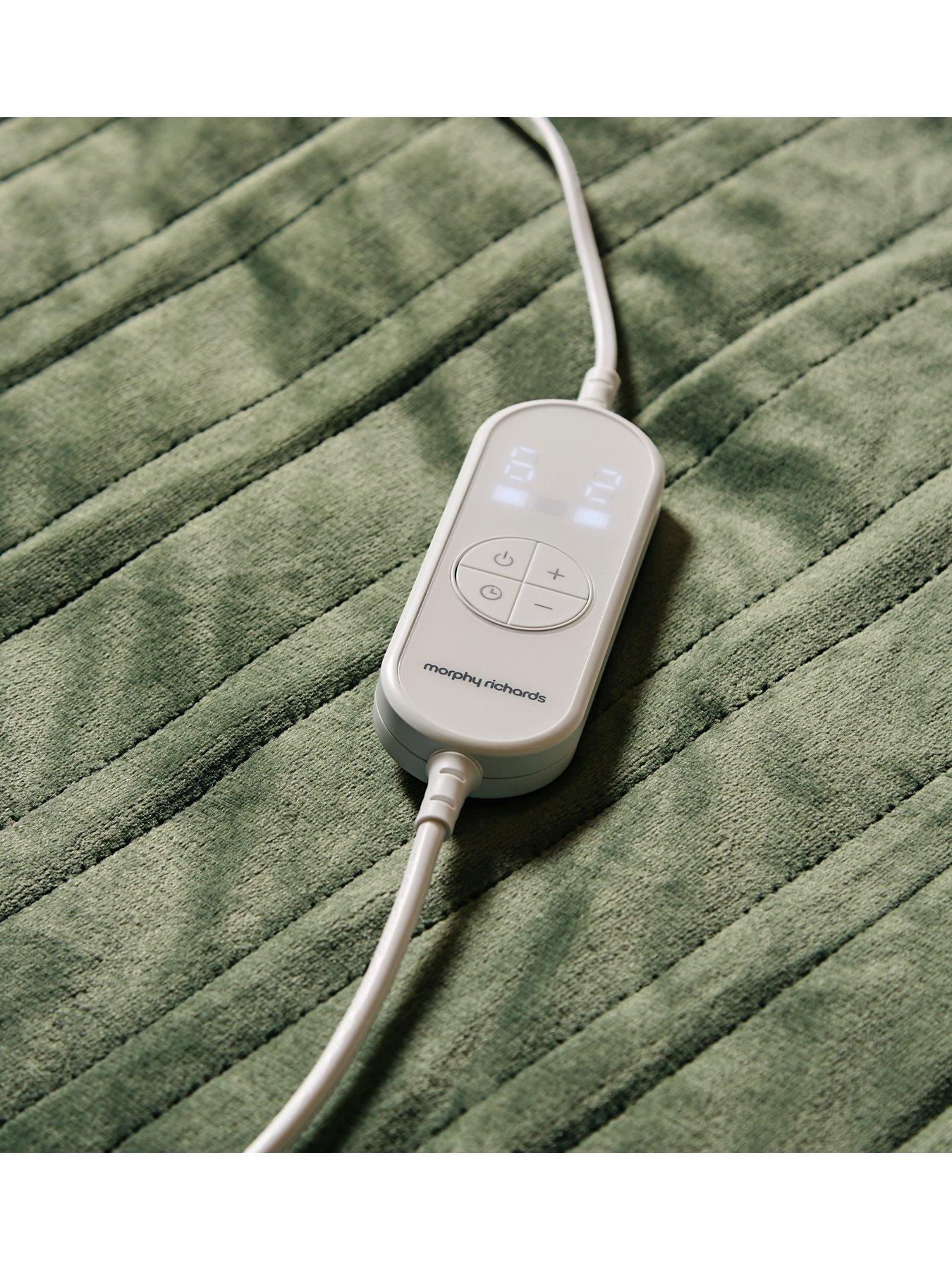 morphy-richards-teddy-fleece-flannel-fleece-throw-160cm-x-130cm-greendetail