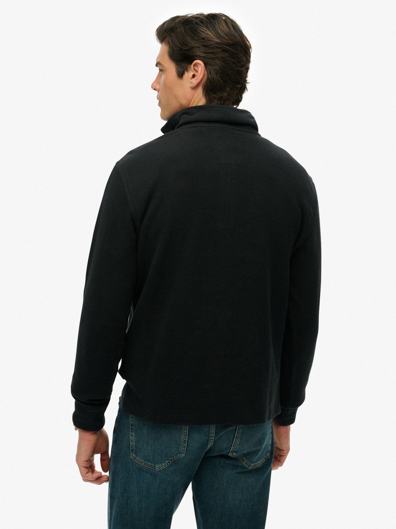 superdry-rib-half-zip-sweat-blackstillFront