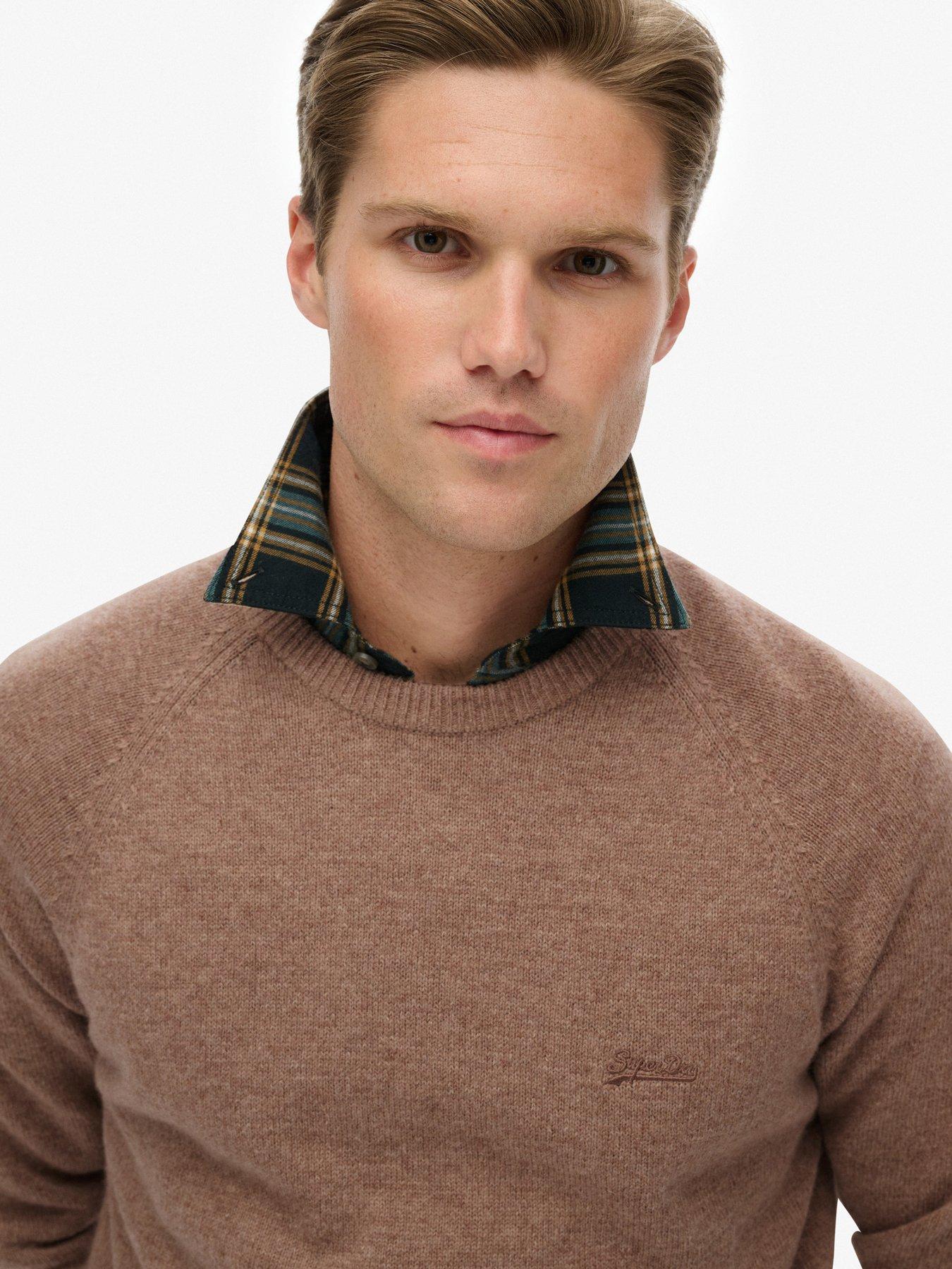superdry-wool-blend-knitted-jumper-brownoutfit