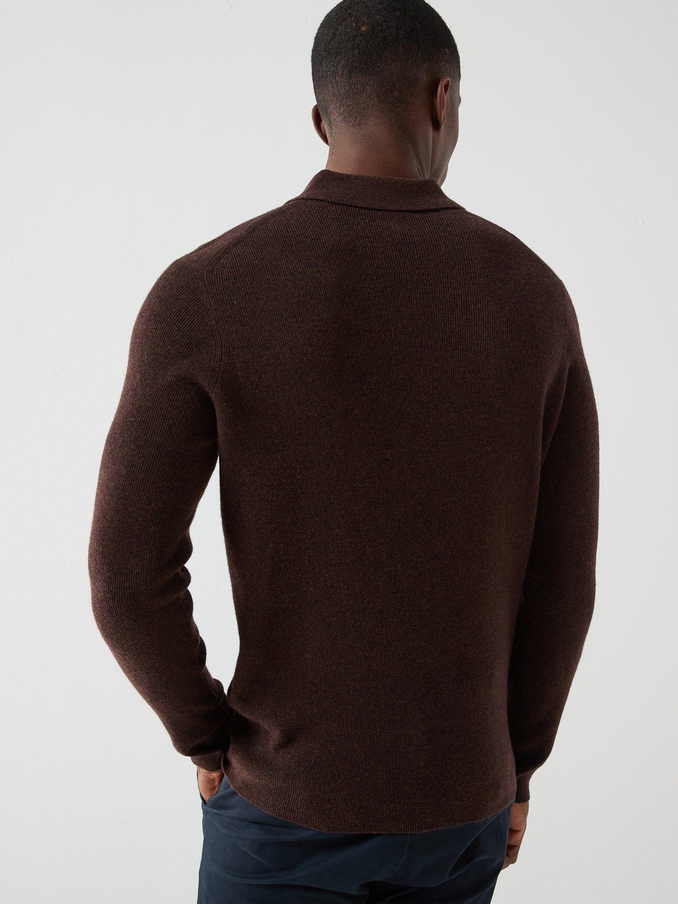lyle-scott-lambswool-blend-rugby-jumper-brownstillFront