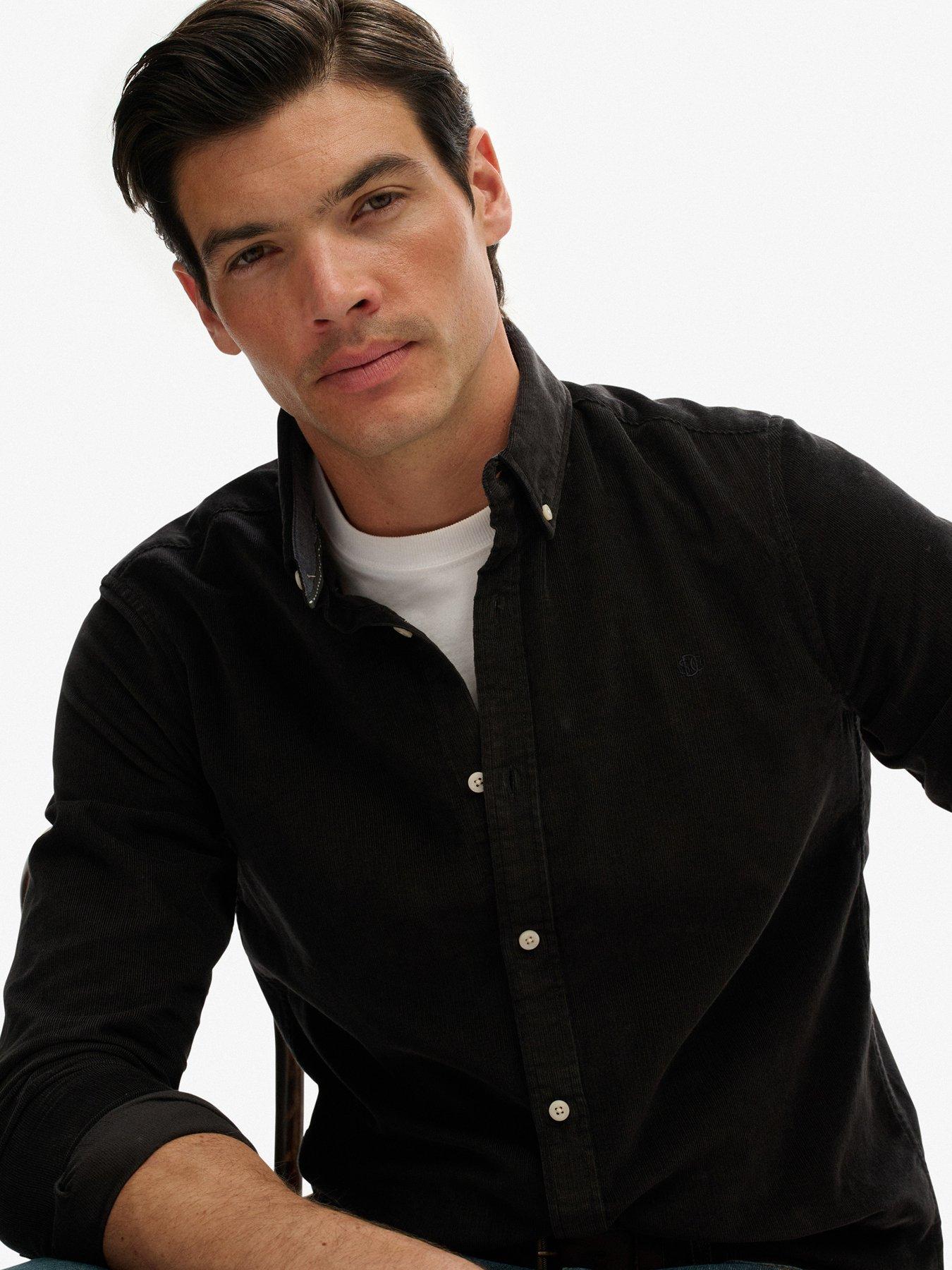 superdry-superdry-classic-needle-cord-long-sleeve-shirt-black