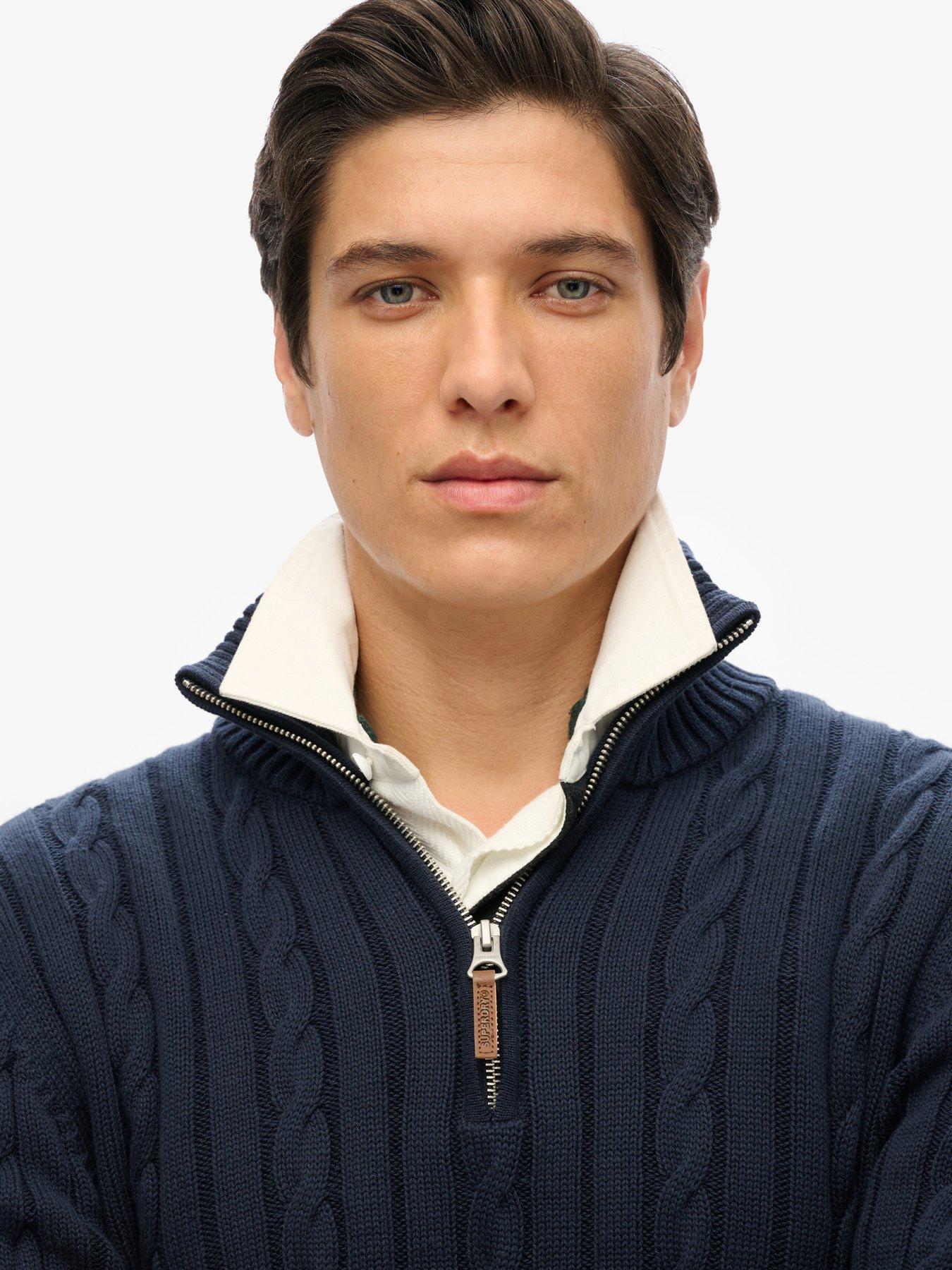 superdry-preppy-cotton-cable-half-zip-knitted-jumperoutfit