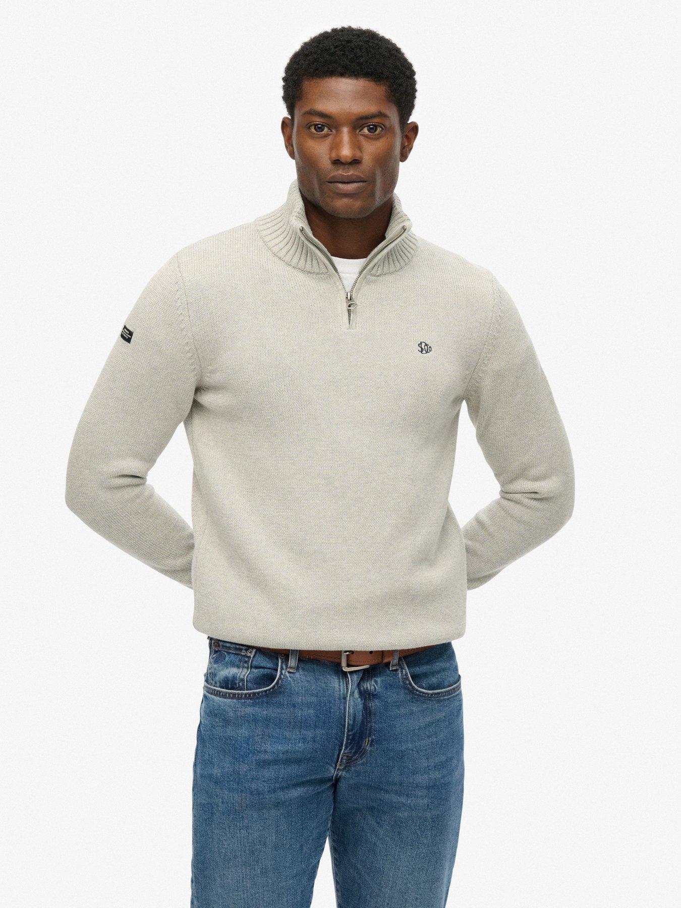 superdry-superdry-cotton-half-zip-knit-jumperfront