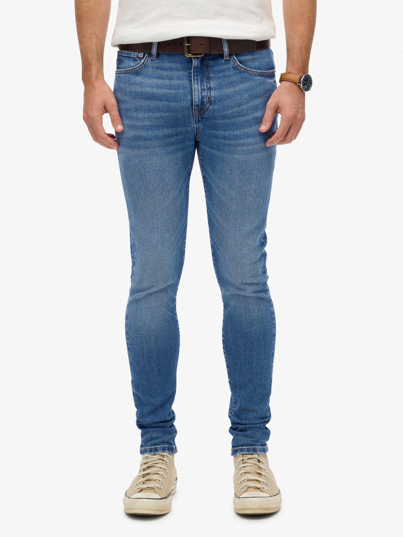 Superdry Vintage Skinny Fit Jeans - Blue