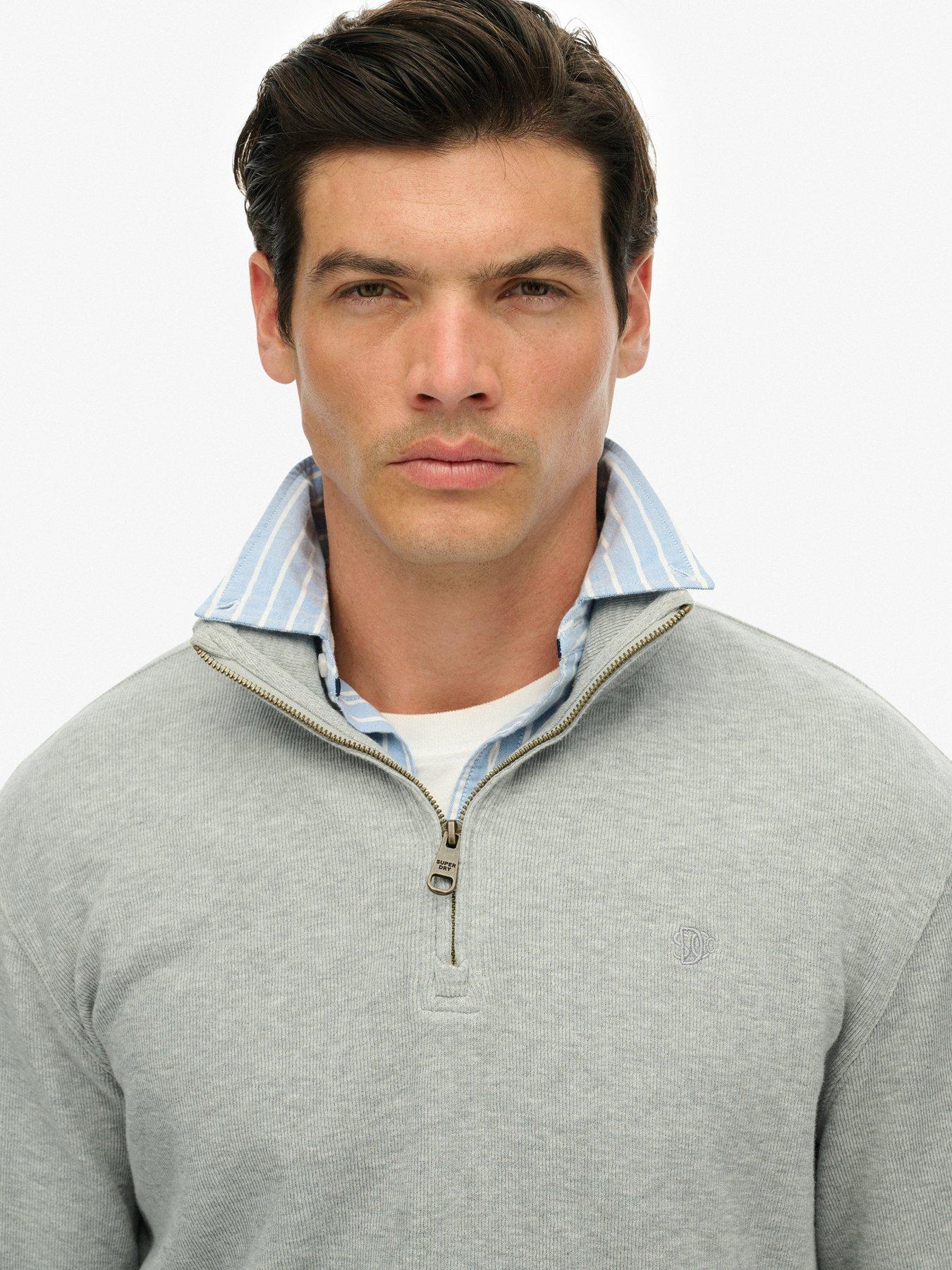 superdry-rib-half-zip-sweat-greyoutfit