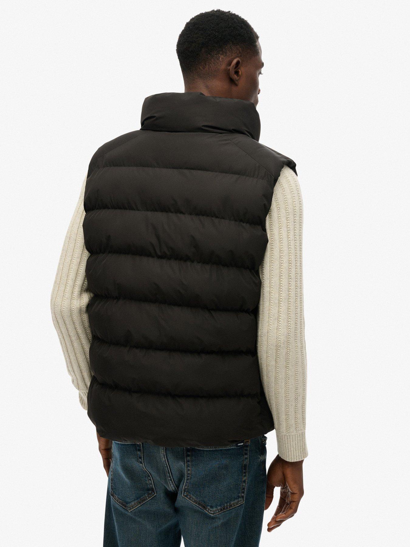 Image 2 of 7 of Superdry Sports Padded Gilet - Black