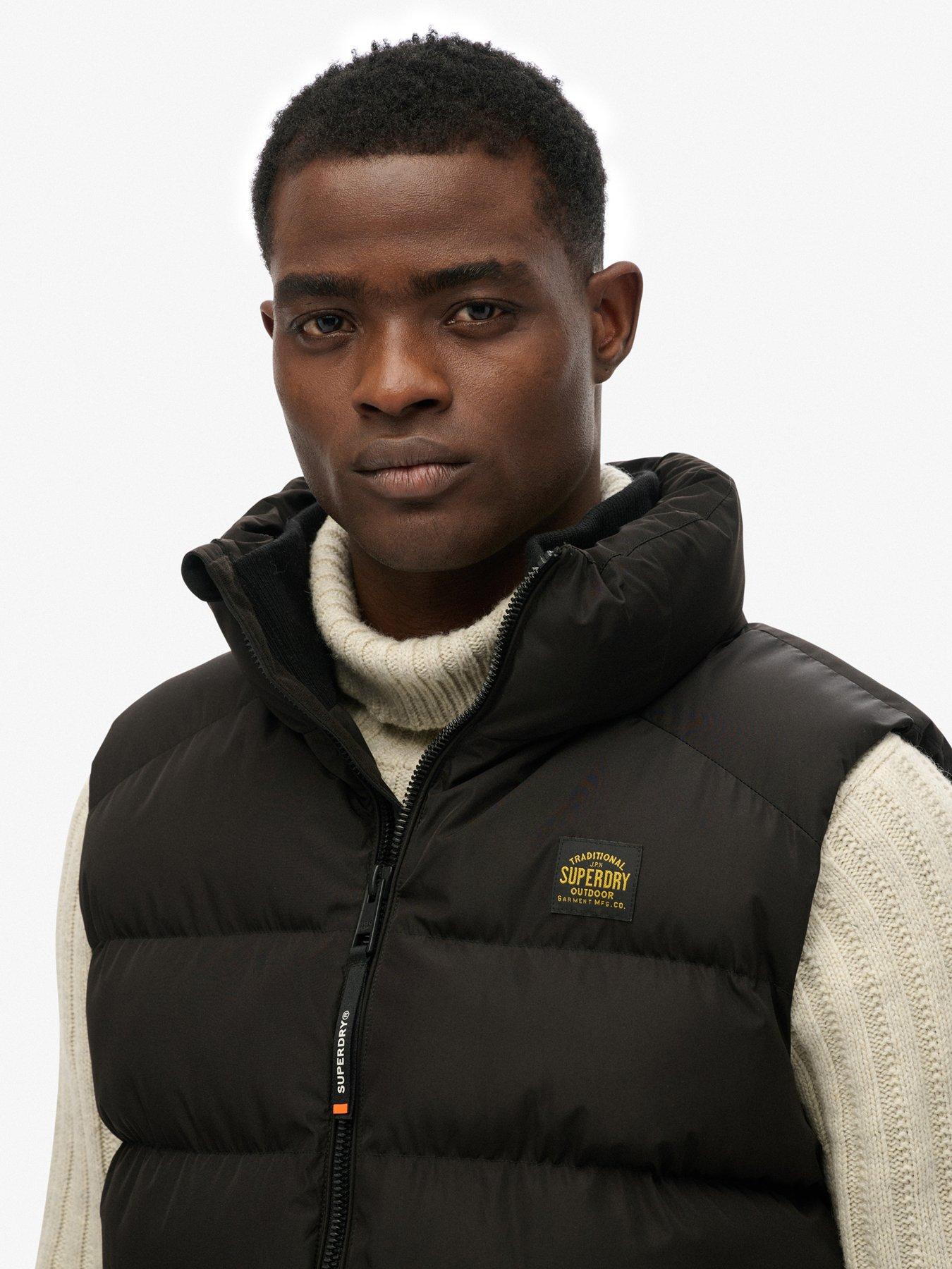 Image 4 of 7 of Superdry Sports Padded Gilet - Black