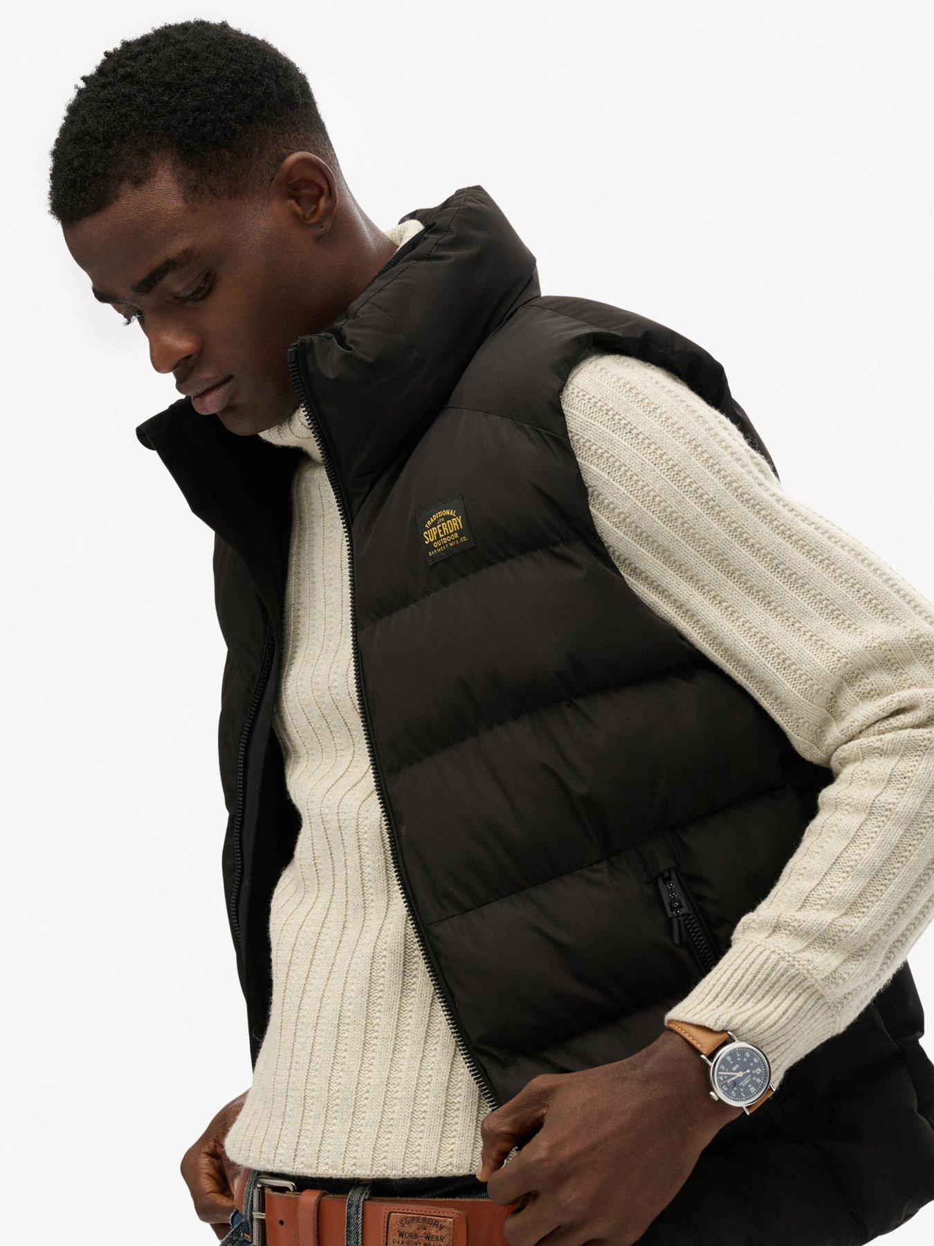 Image 6 of 7 of Superdry Sports Padded Gilet - Black