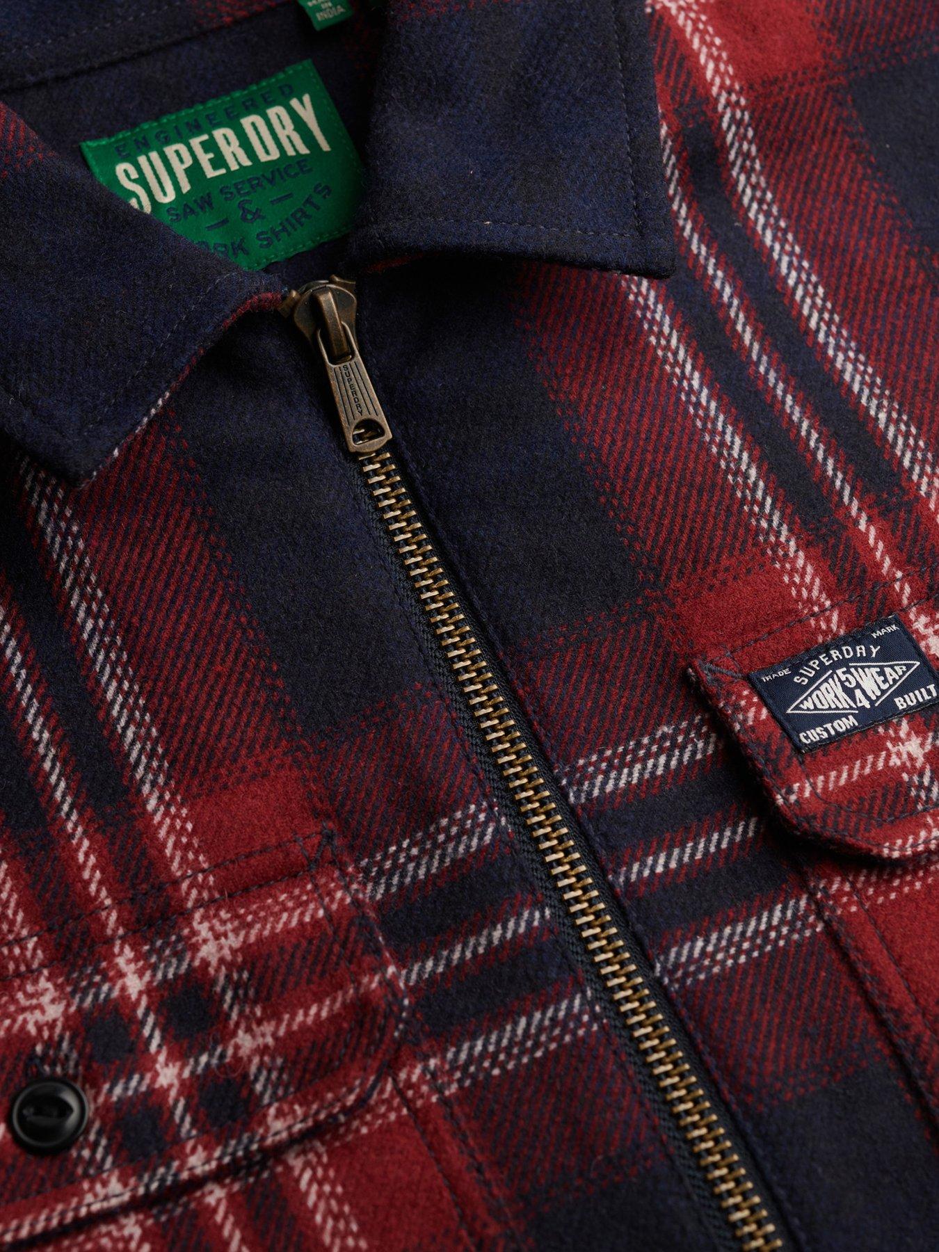 superdry-wool-miller-zip-check-overshirt-reddetail