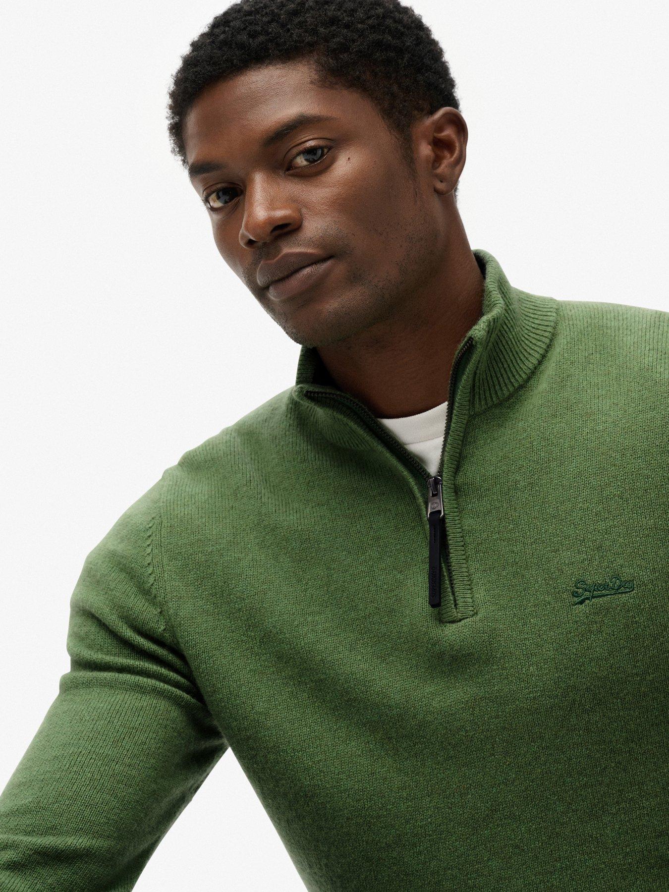 superdry-wool-blend-half-zip-knitted-jumper-greendetail