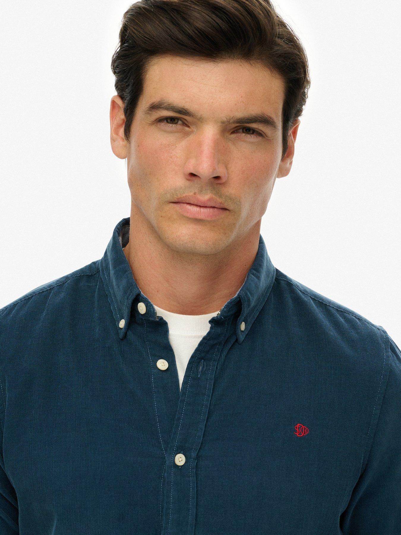 superdry-classic-needle-cord-long-sleeve-shirt-blueoutfit