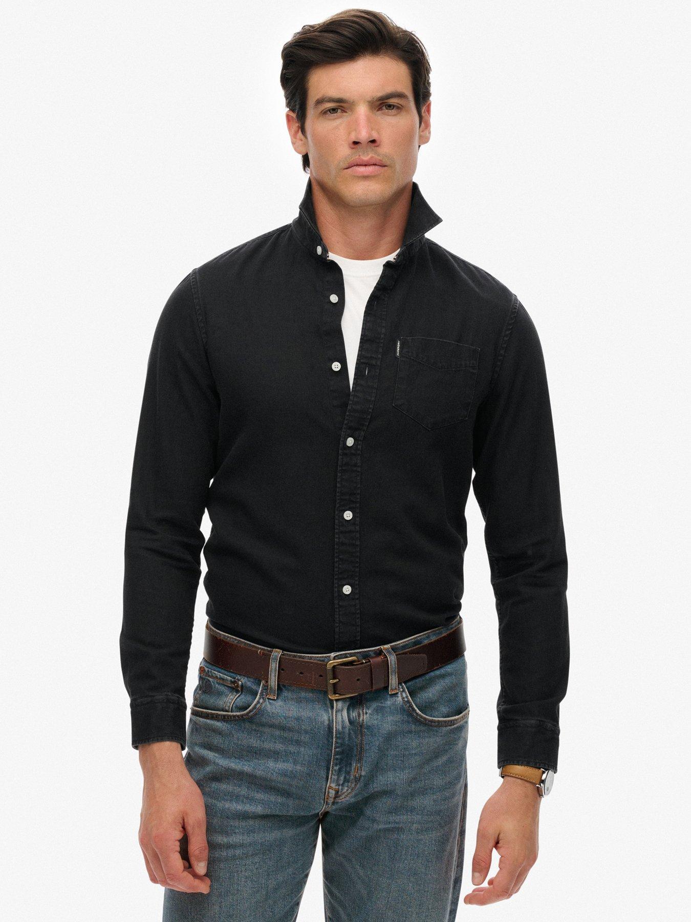 Superdry Superdry Essentials Denim Long Sleeve Shirt