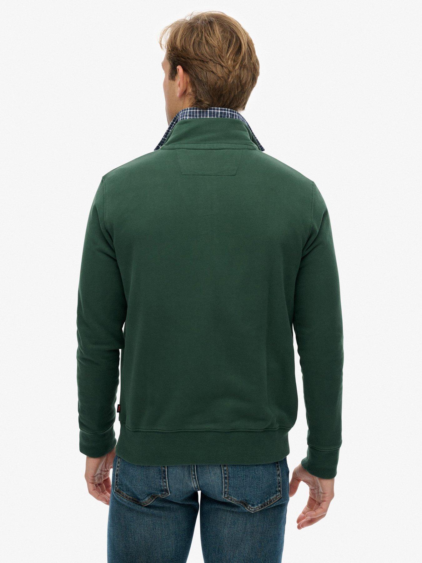 superdry-preppy-half-zip-henley-greenstillFront