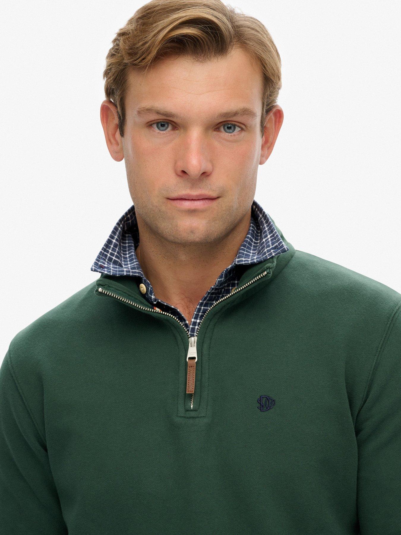 superdry-preppy-half-zip-henley-greenoutfit