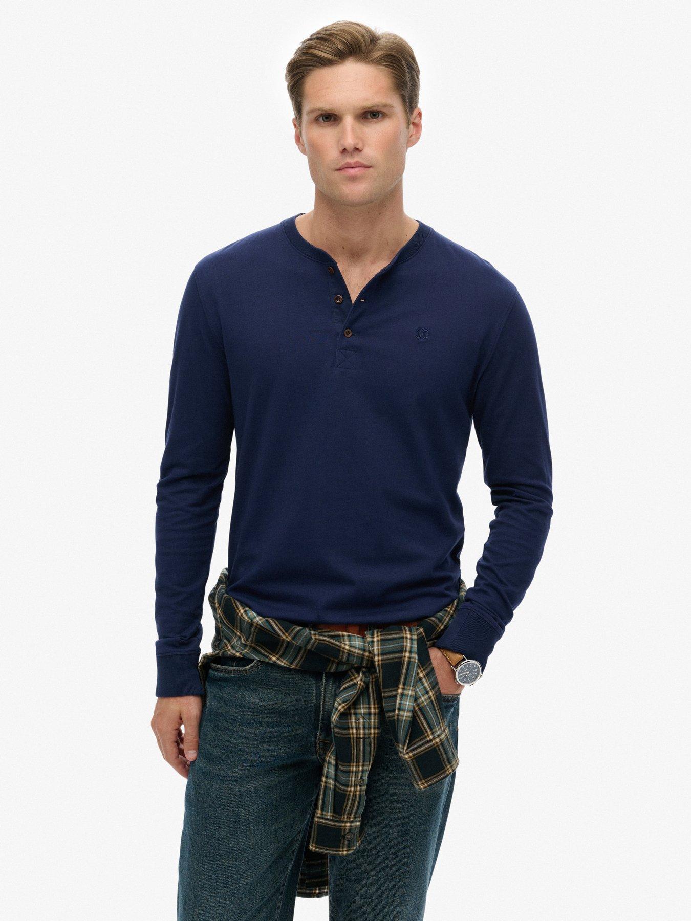 Superdry Superdry Classic Essential Grandad Long Sleeve T-shirt