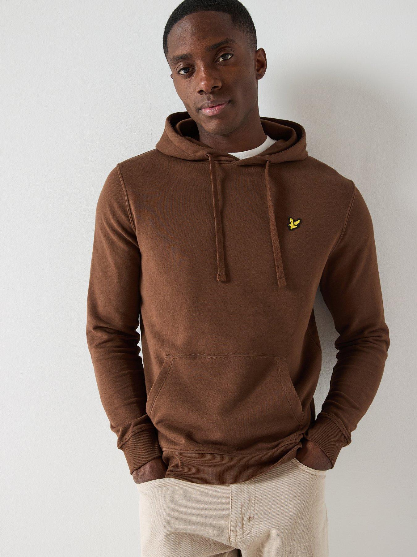 lyle-scott-pullover-hoodie-brown