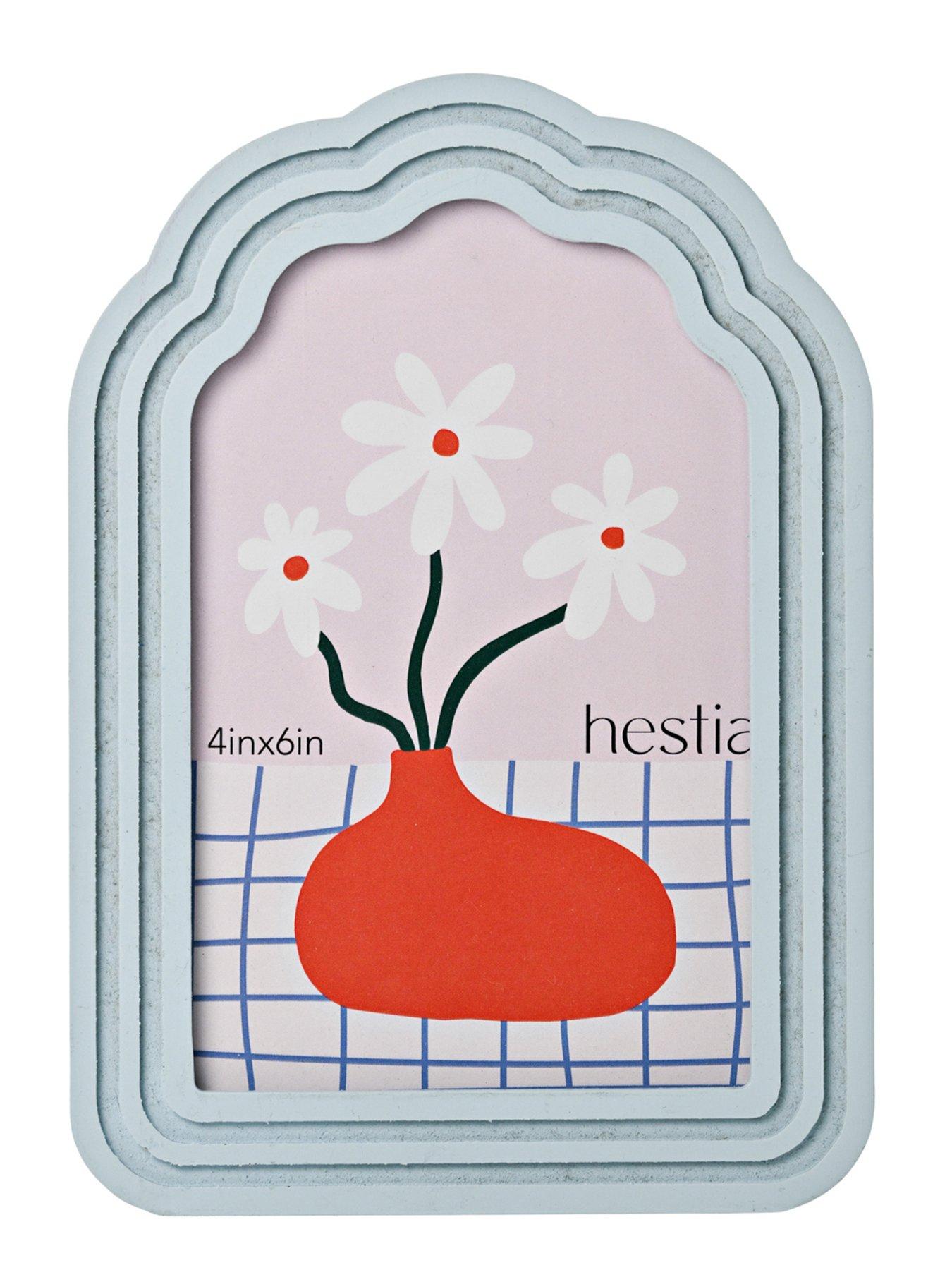 Hestia Hestia Arched Frame 4" X 6" - Blue
