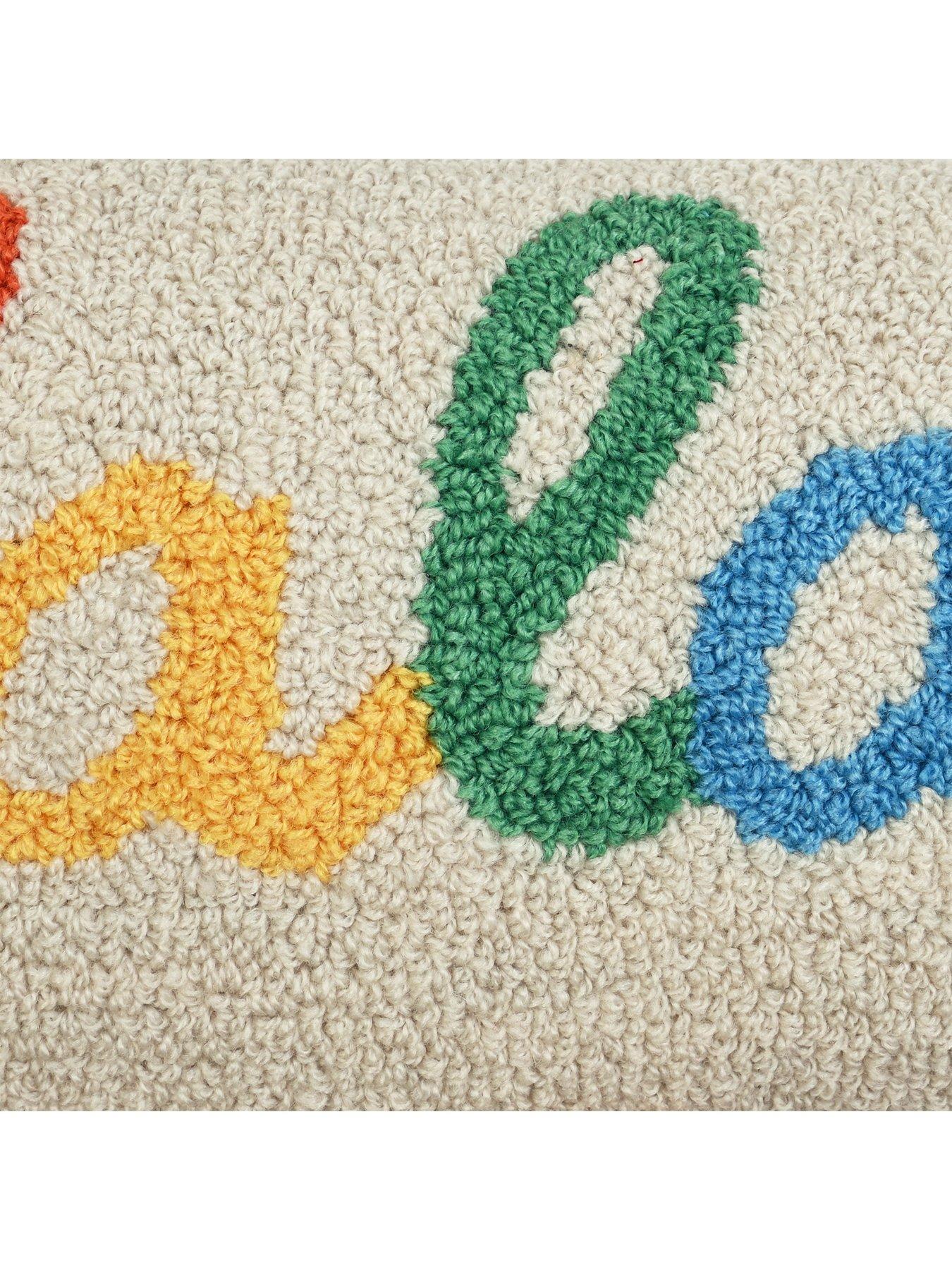 Image 3 of 4 of The Christmas Gift Co Fa La La Cushion 22cm X 44cm