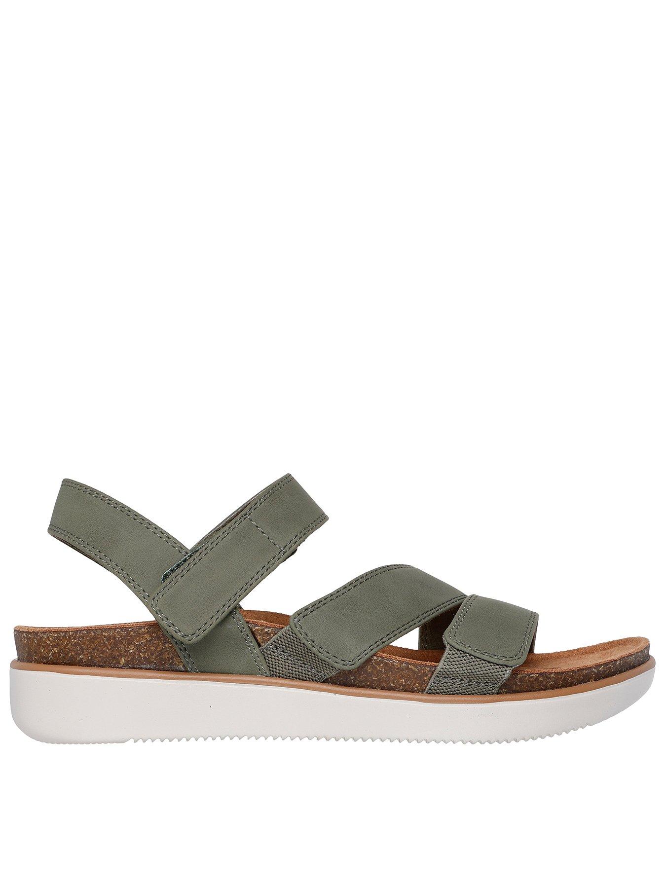 Skechers Lifted Comfort Sandals - Green
