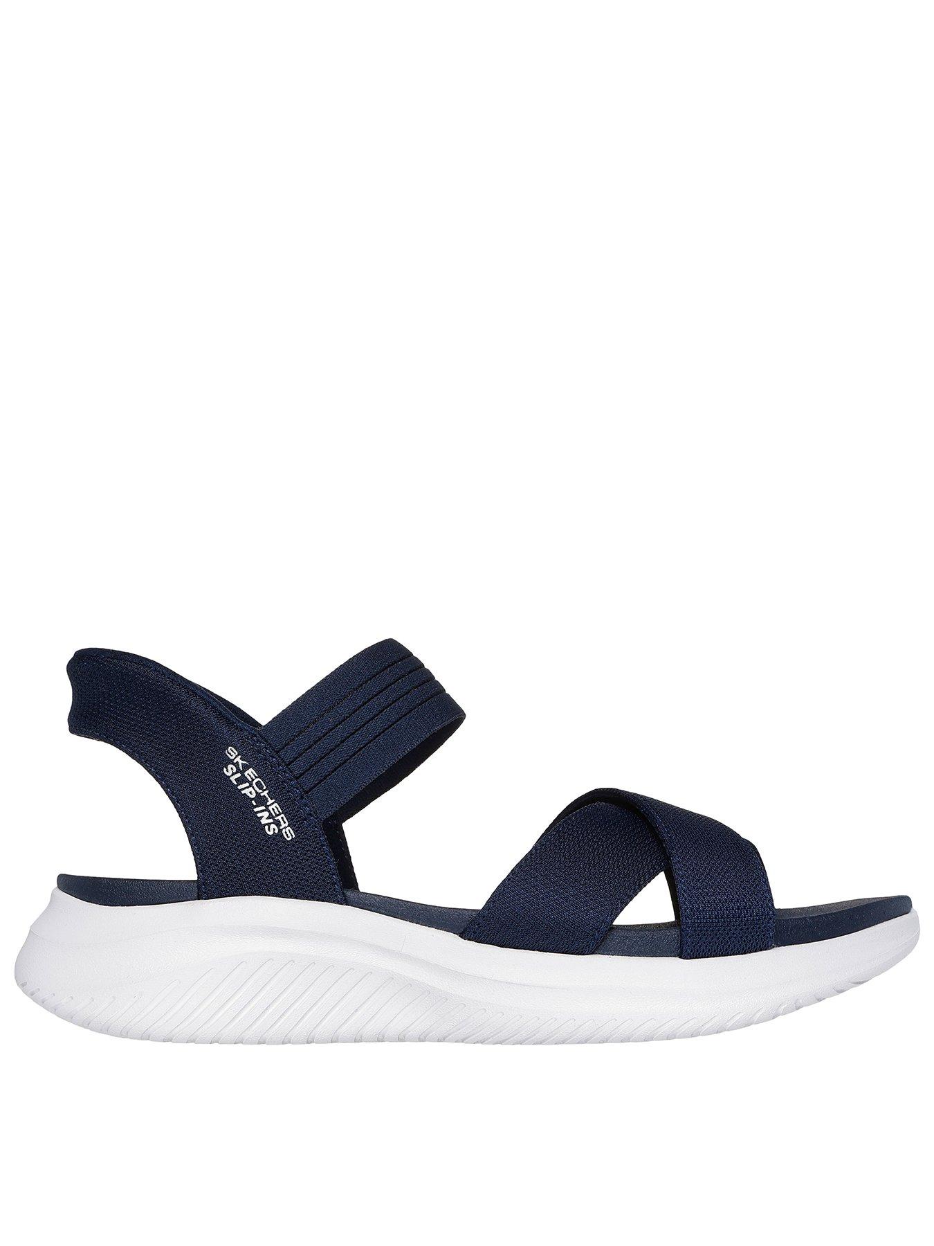 Skechers Ultra Flex 3.0 Sandal Never Better Slip-ins Sandal - Navy Mesh