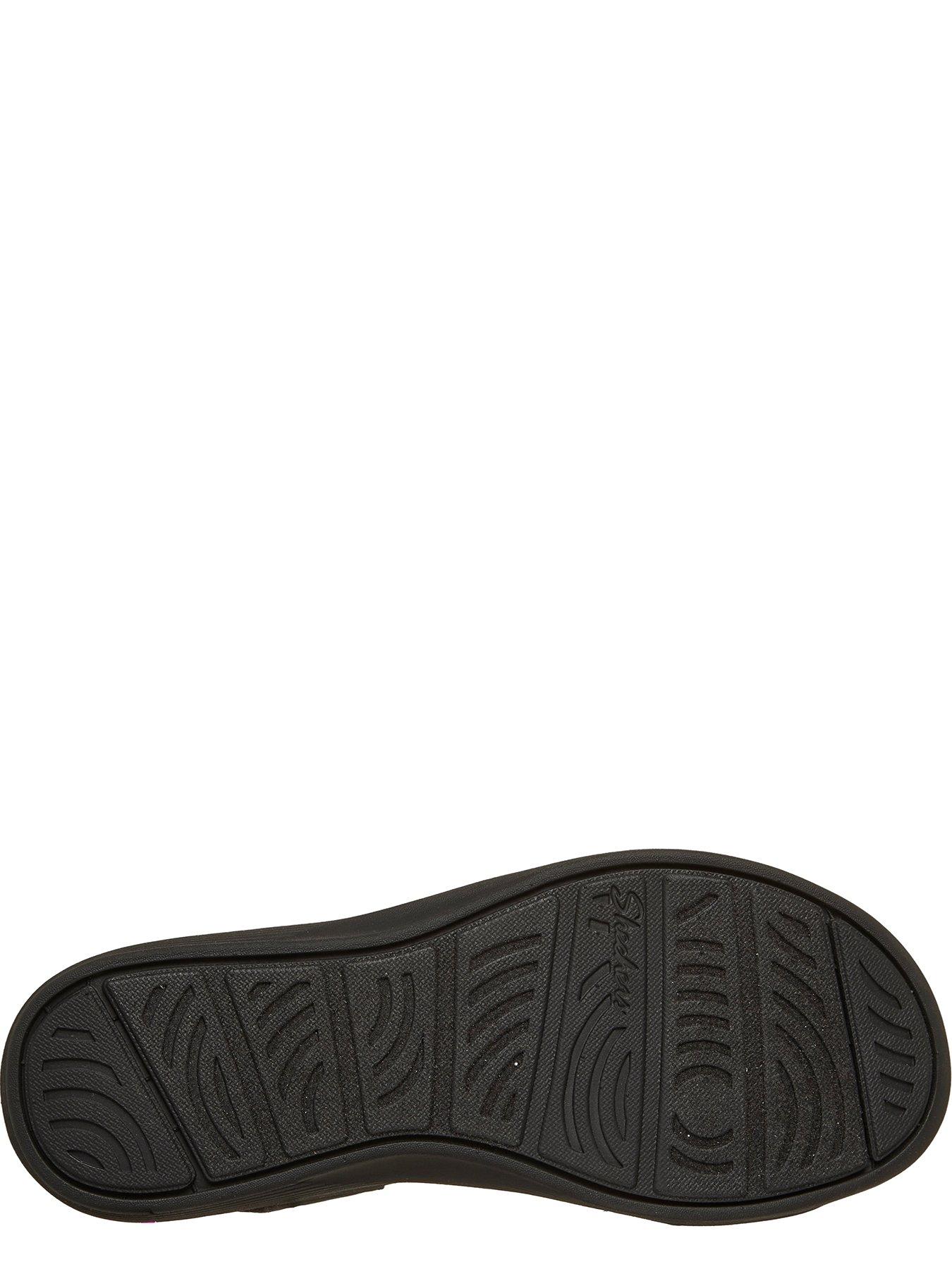 Image 4 of 5 of Skechers Arya Slingback Sandal - Metallic Knit - Black