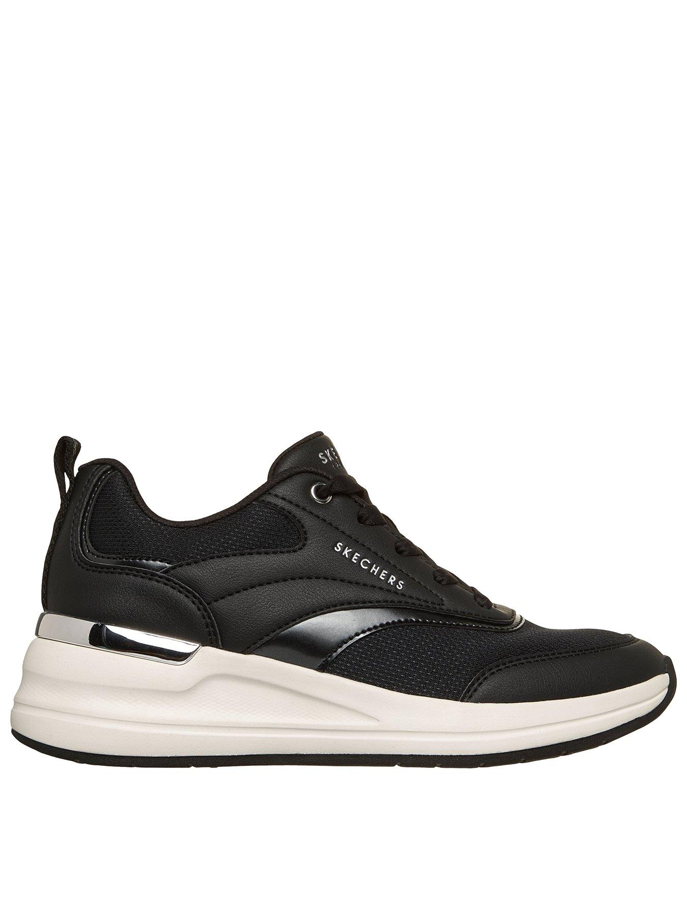 Skechers Billion 2 Monroe Wedge Trainer - Black