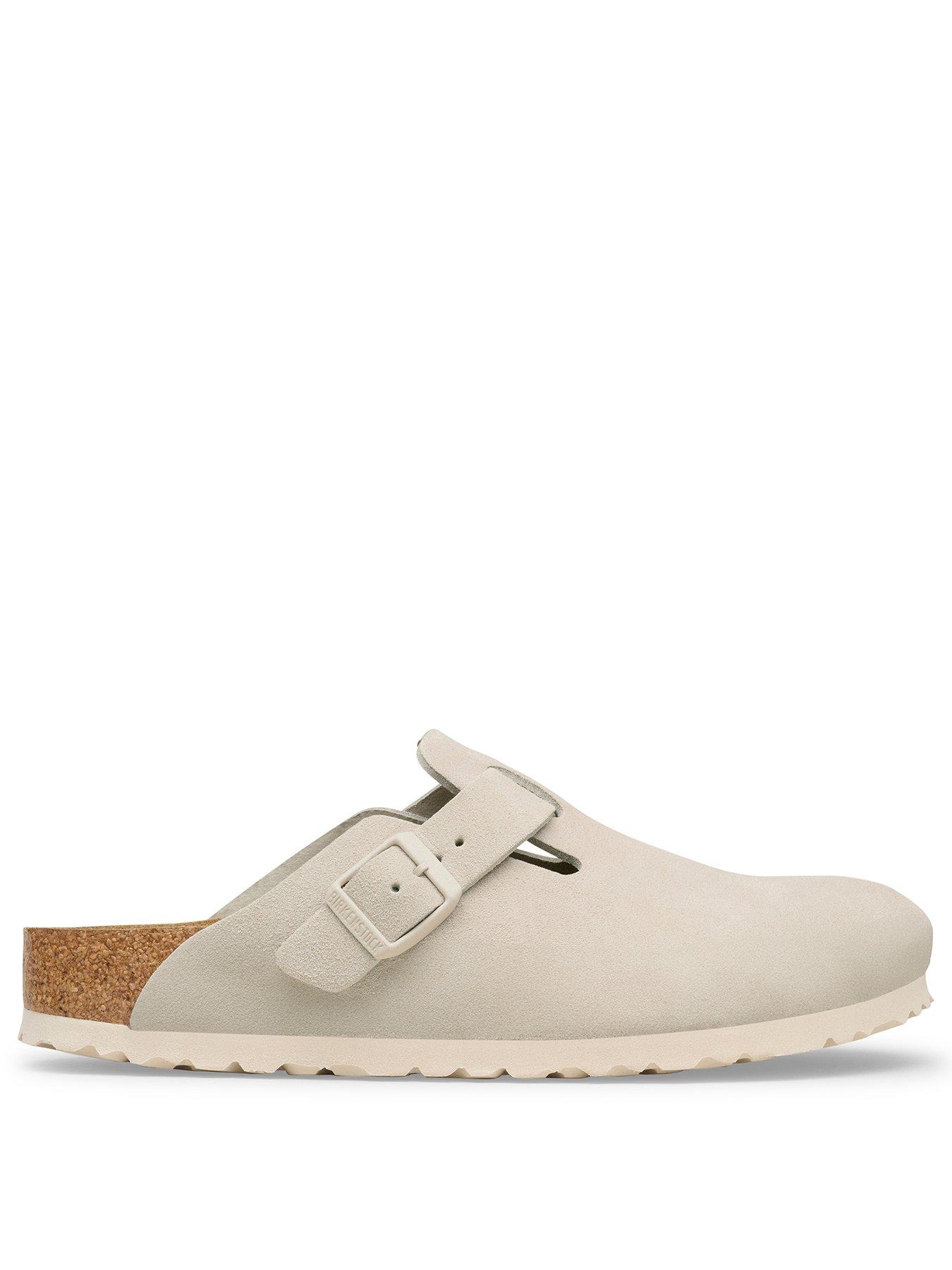 Image 2 of 3 of Birkenstock Boston Suede Shoe - Oyster