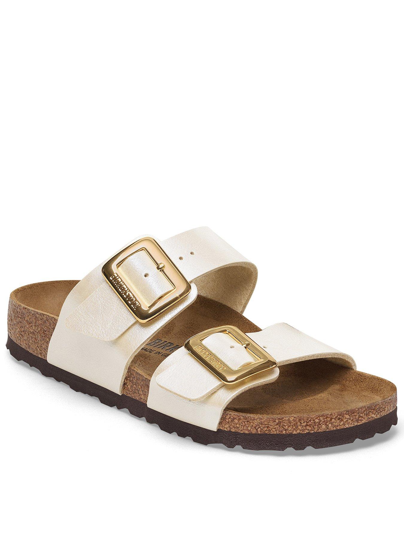 Image 2 of 4 of Birkenstock Sydney Birko-Flor Sandal - White