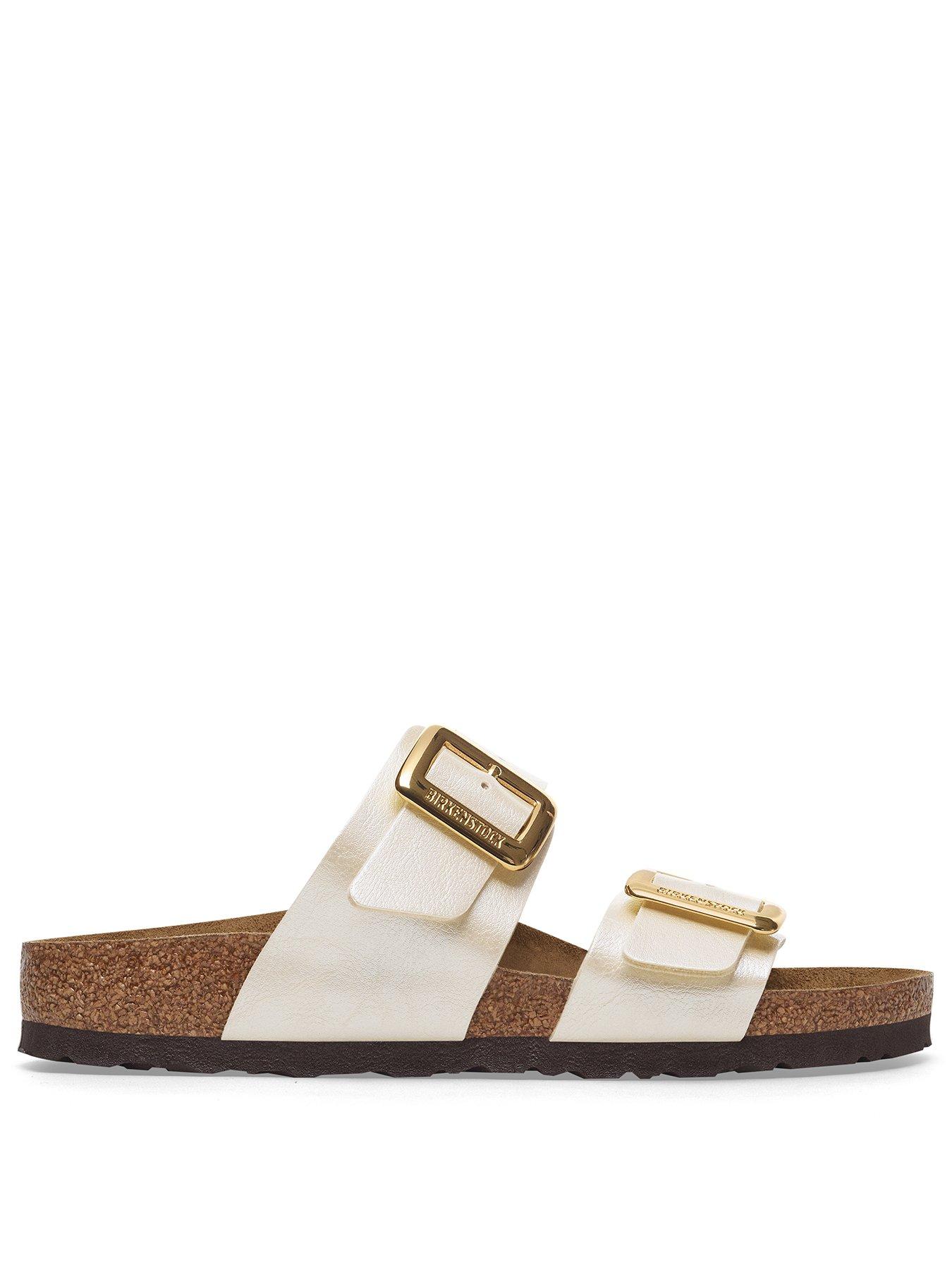 Image 3 of 4 of Birkenstock Sydney Birko-Flor Sandal - White