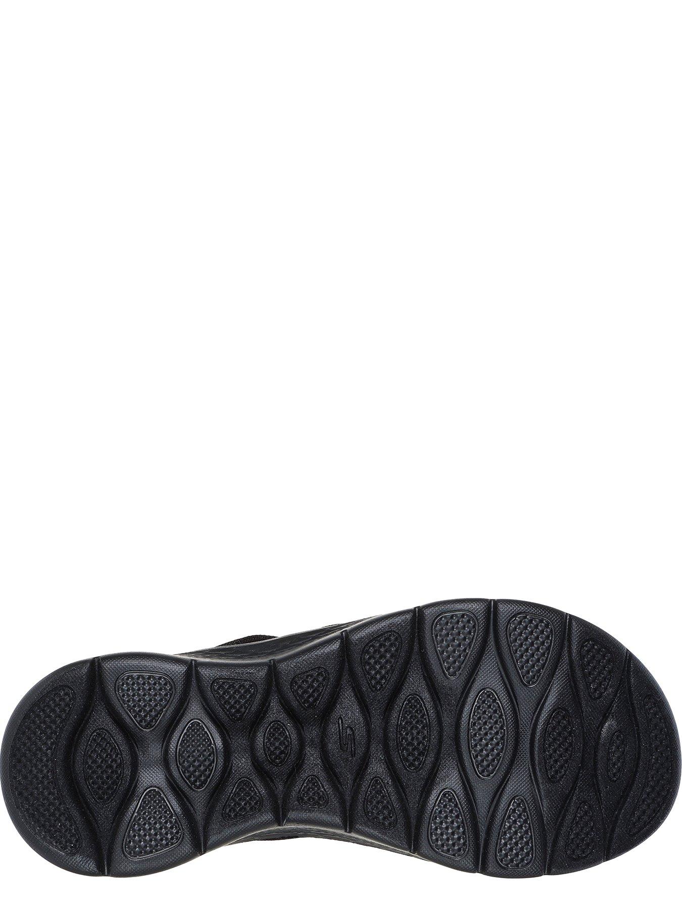 Image 4 of 5 of Skechers Go Walk Flex Sandals Sselena - Black Textile