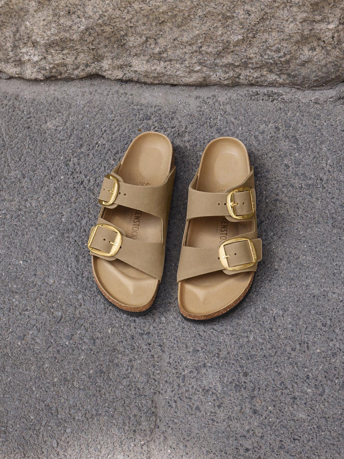 Image 1 of 5 of Birkenstock Womens Arizona Big Buckle Oiled Leather Sandal - Tabacco Brown