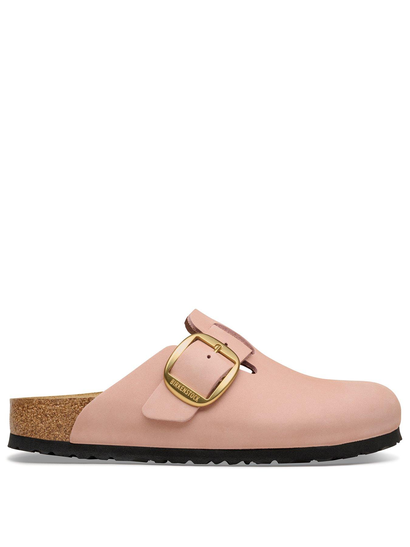 Image 3 of 4 of Birkenstock Boston Big Buckle Leather Shoe - Soft Pink