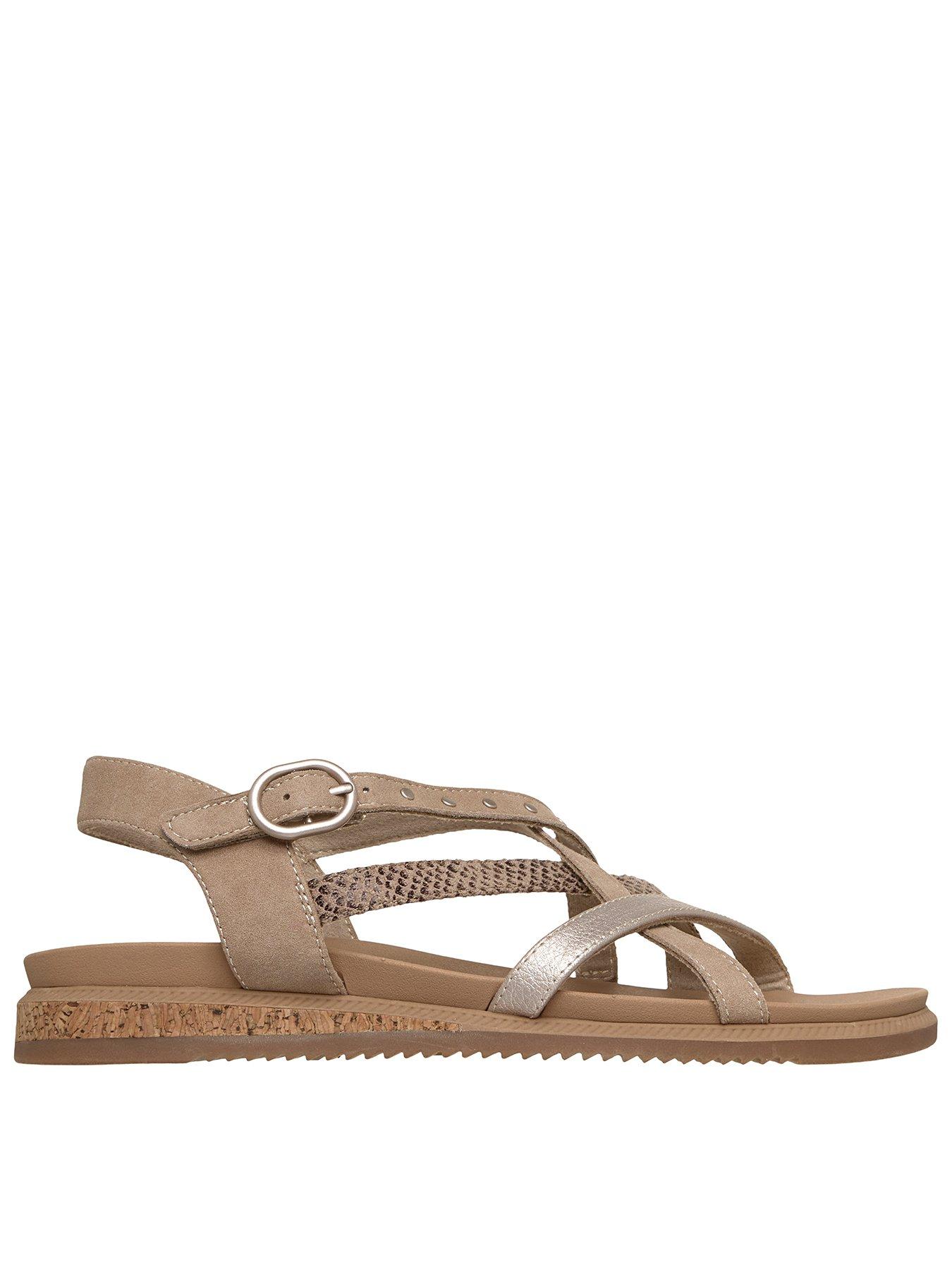 Skechers Desert Kiss Low Seaside Sling Sandal - Taupe