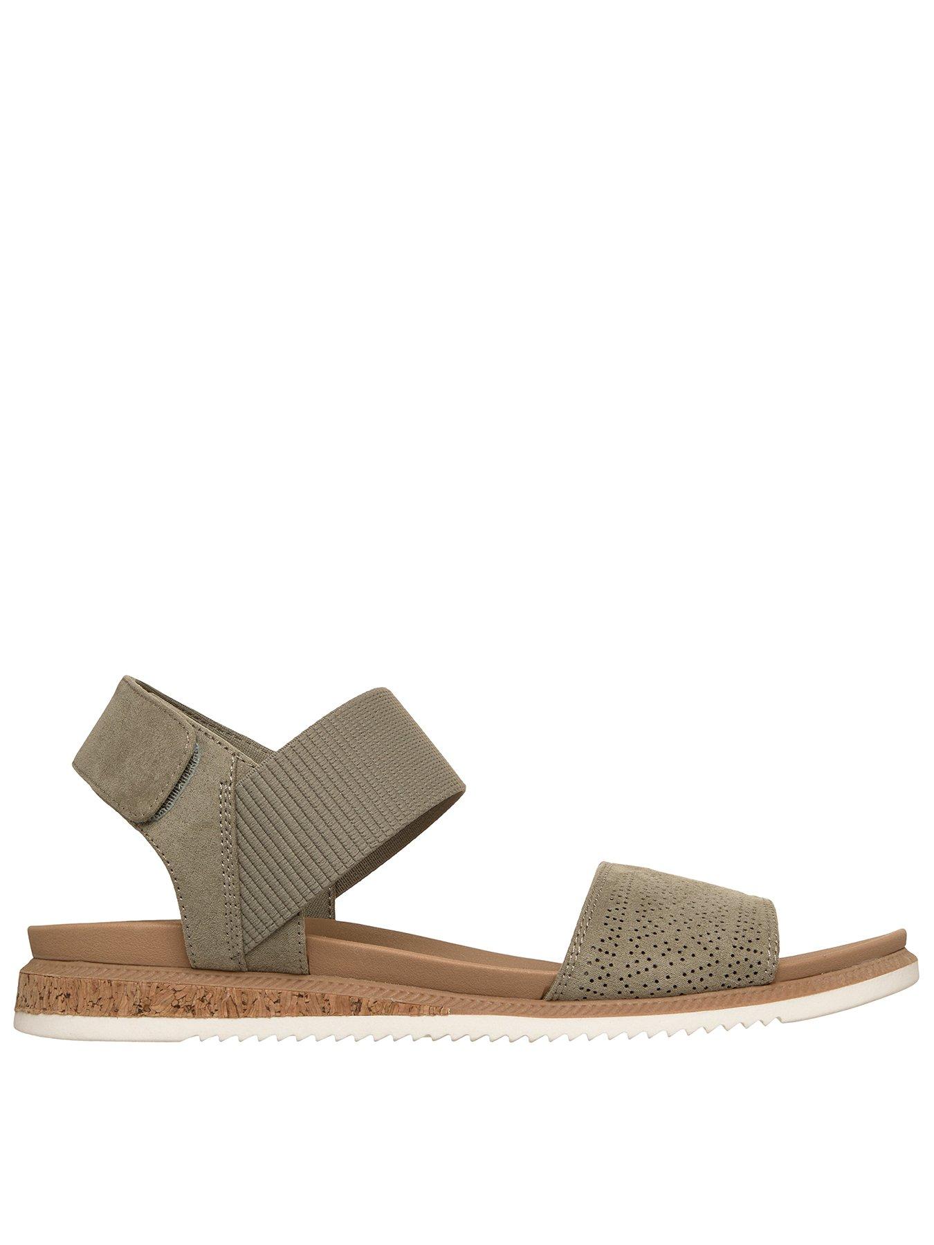 skechers-desert-kiss-low-top-look-sandal-olive-microfiber