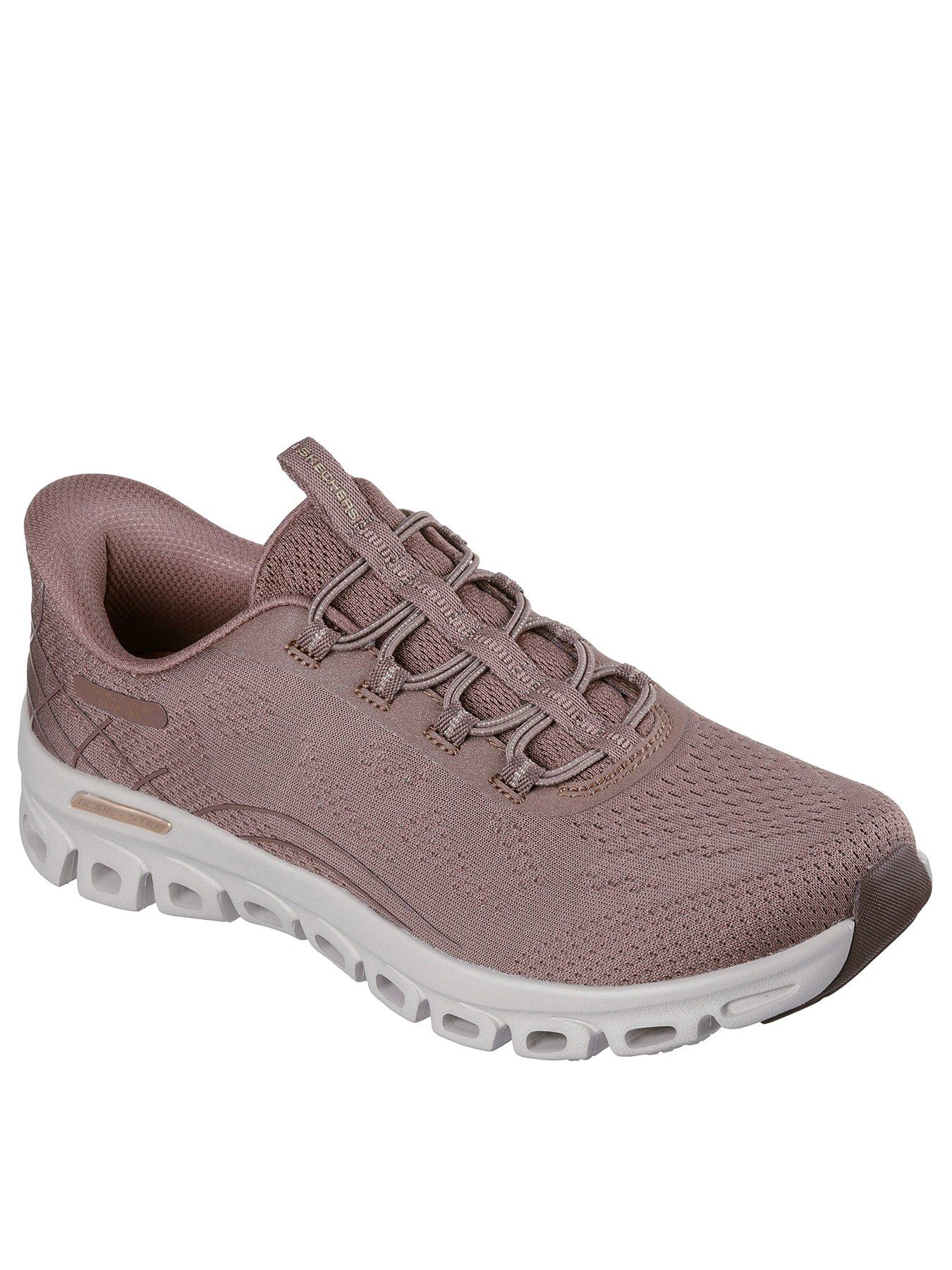 skechers-glide-step-elevate-amaze-trainer-burgundystillFront