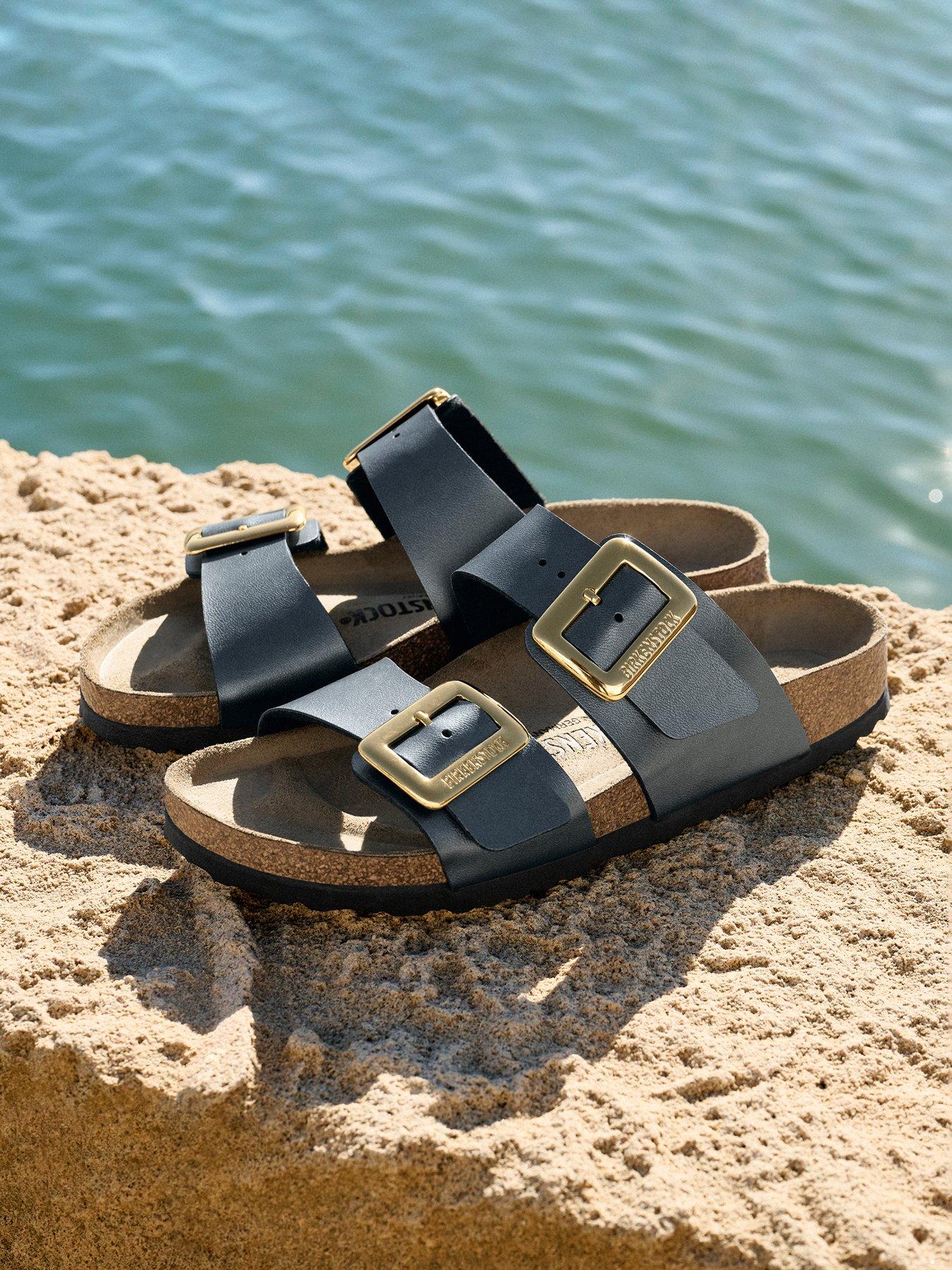Birkenstock Sydney Birko-Flor Sandal - Black