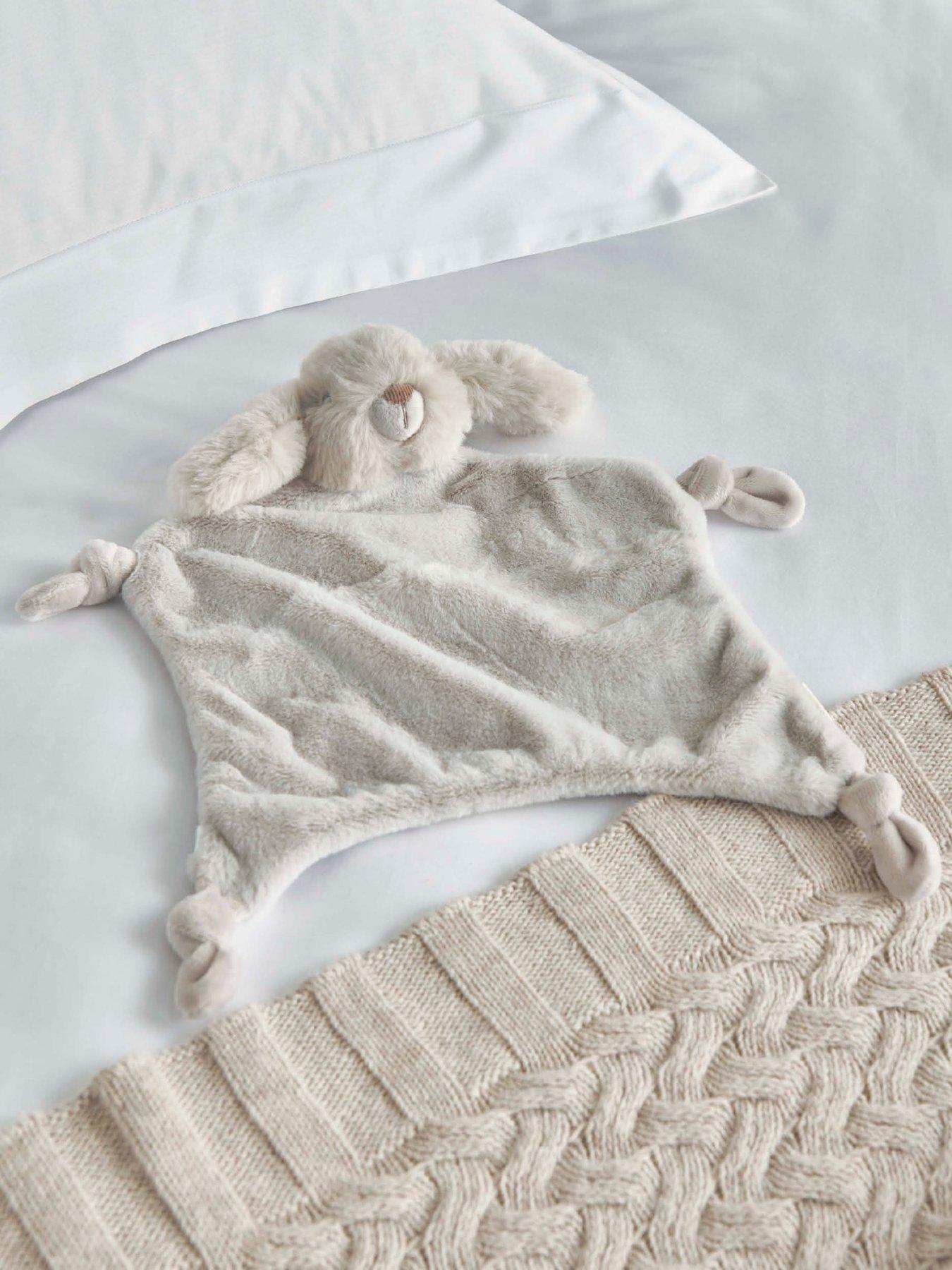 Image 1 of 3 of Mamas & Papas Grey Bunny Comforter