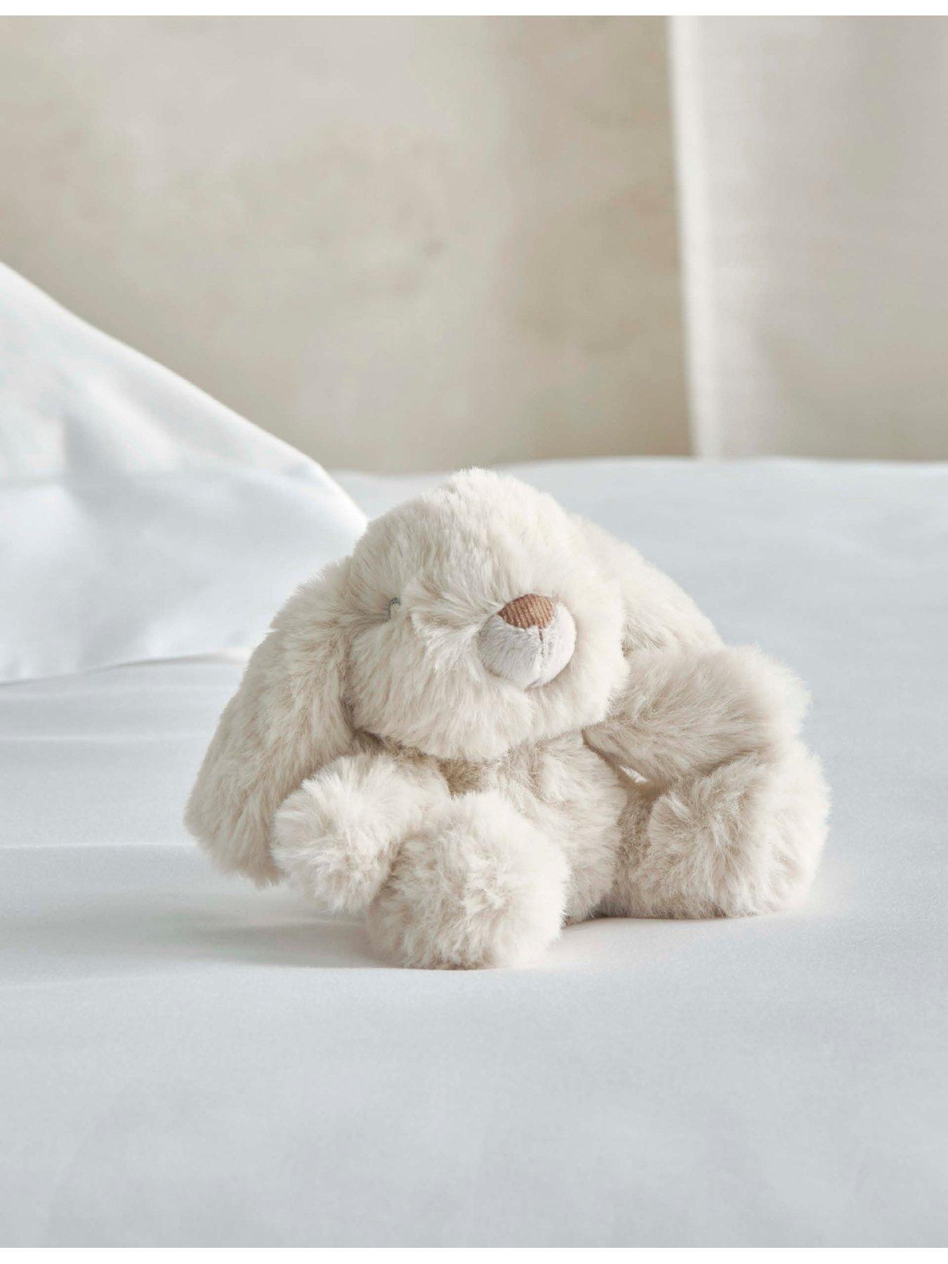 Image 1 of 3 of Mamas & Papas Soft Toy - Grey Bunny Beanie