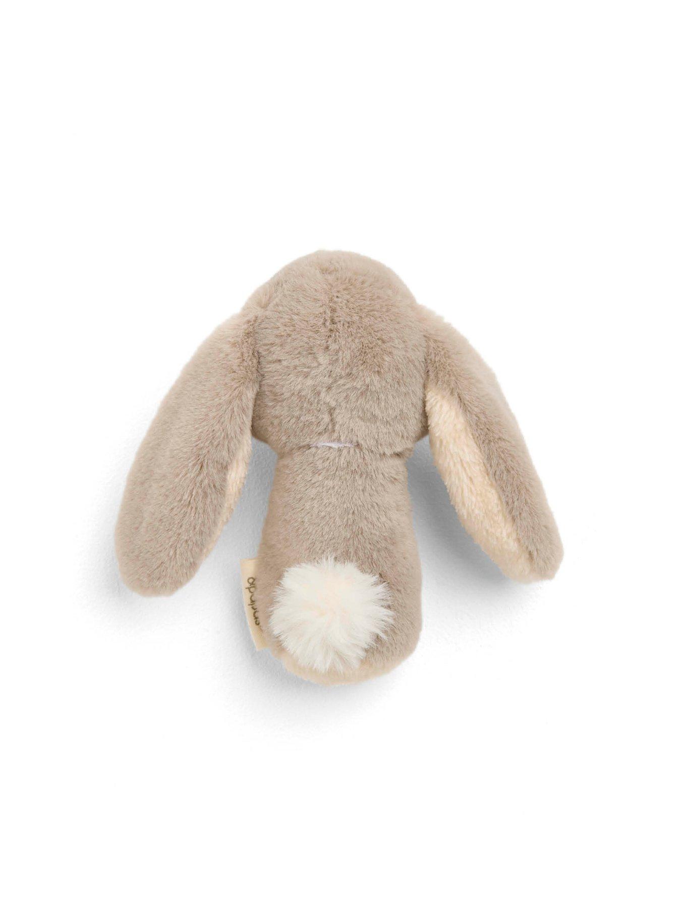 Image 3 of 3 of Mamas & Papas Mini Rattle - Grey Bunny