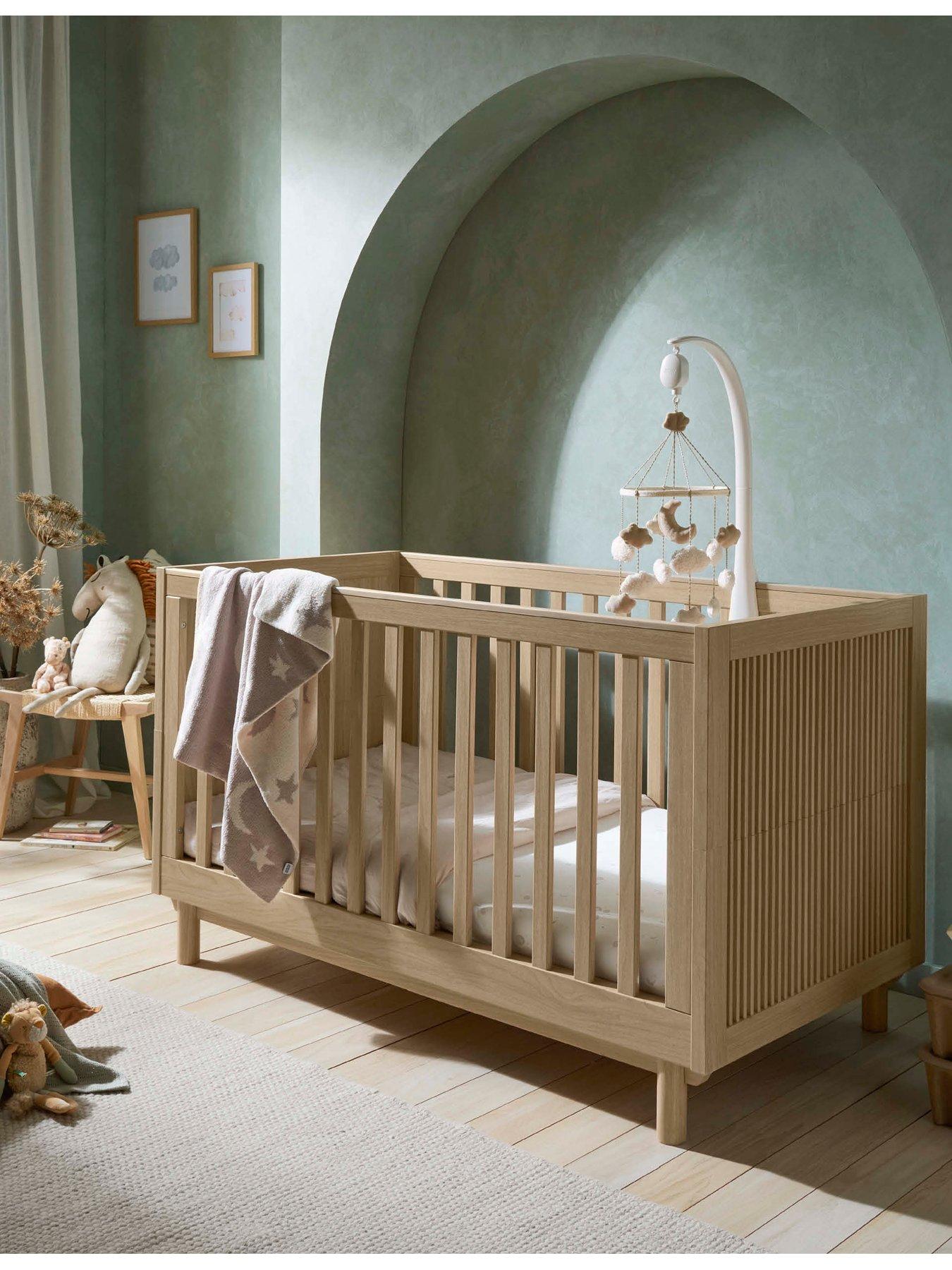 Image 1 of 7 of Mamas & Papas Oska Cot Bed - Natural Oak