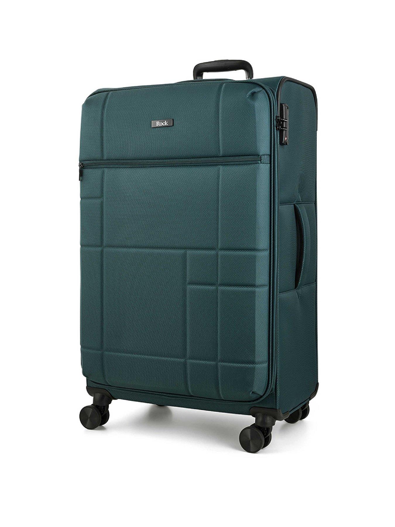 Image 1 of 5 of Rock Luggage Tokyo Green Large Suitcase