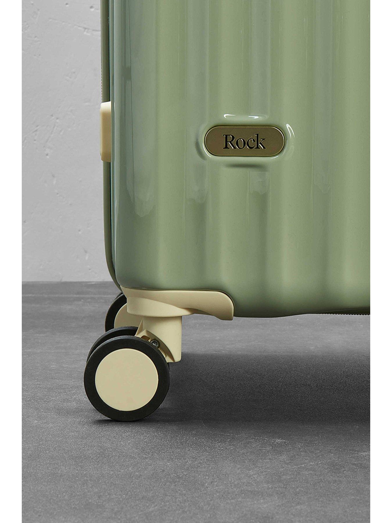 Image 3 of 6 of Rock Luggage Primrose Green Cabin Suitcase