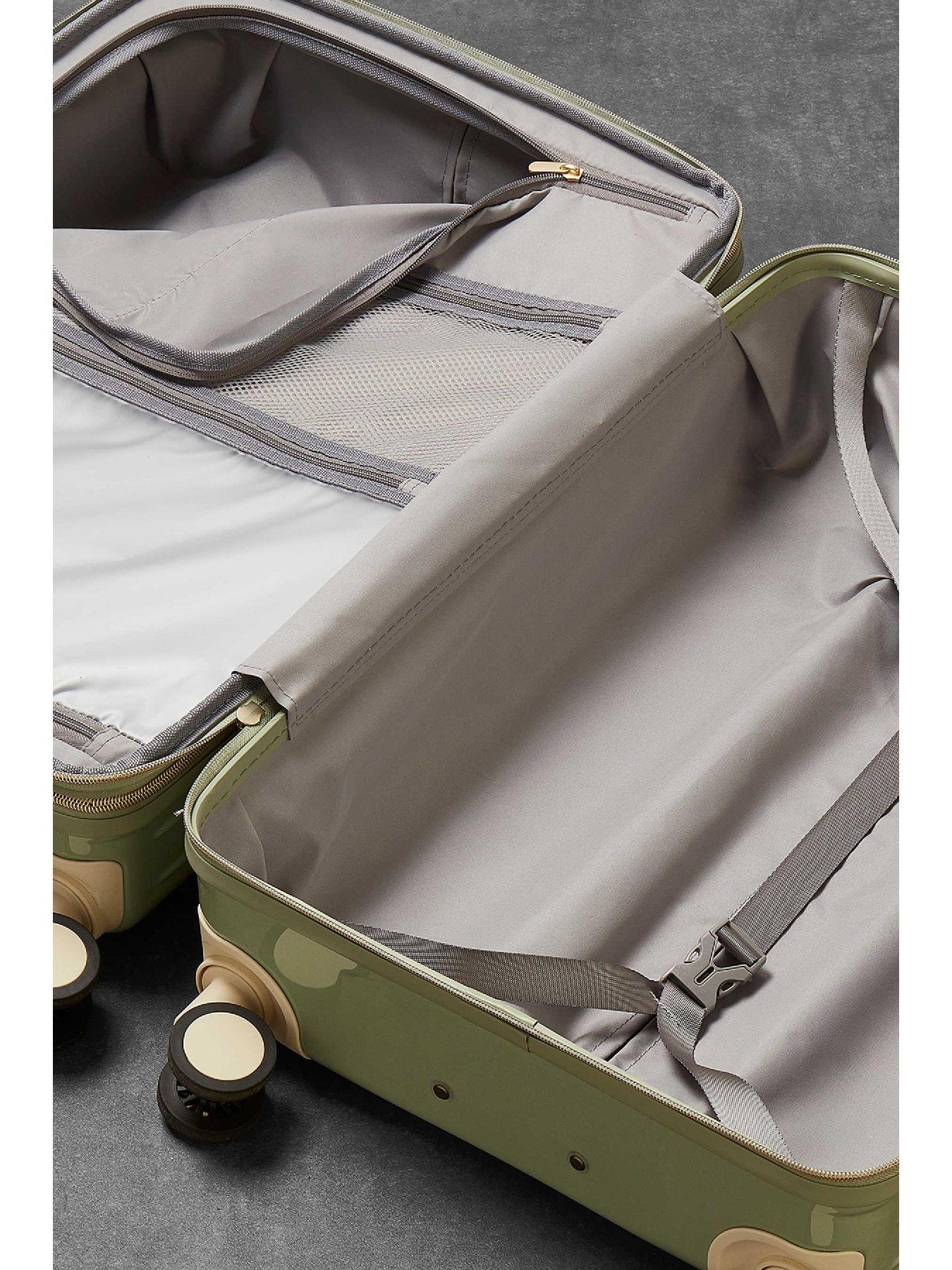 Image 4 of 6 of Rock Luggage Primrose Green Cabin Suitcase