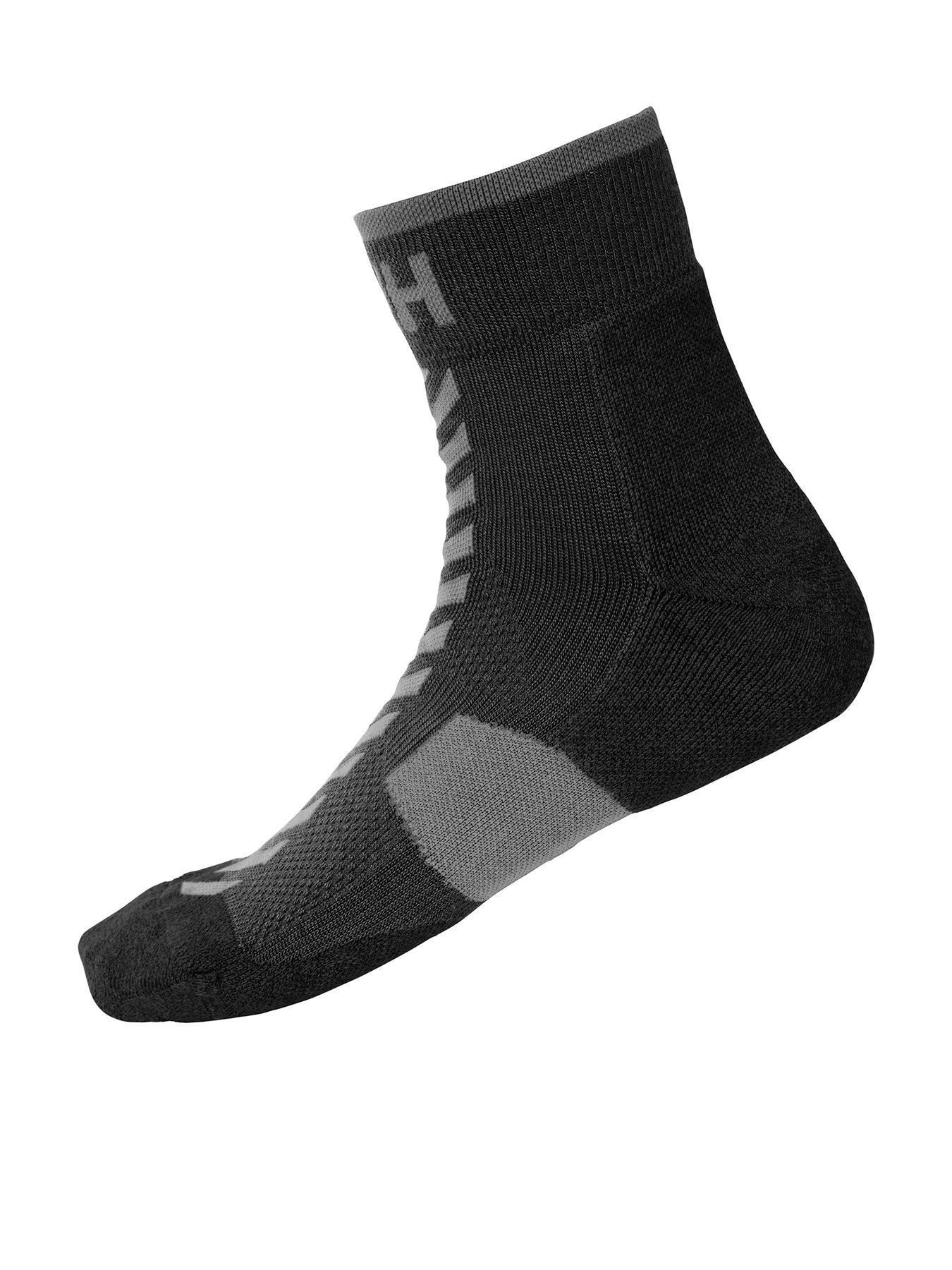 helly-hansen-mens-hiking-quarter-sock-blackfront