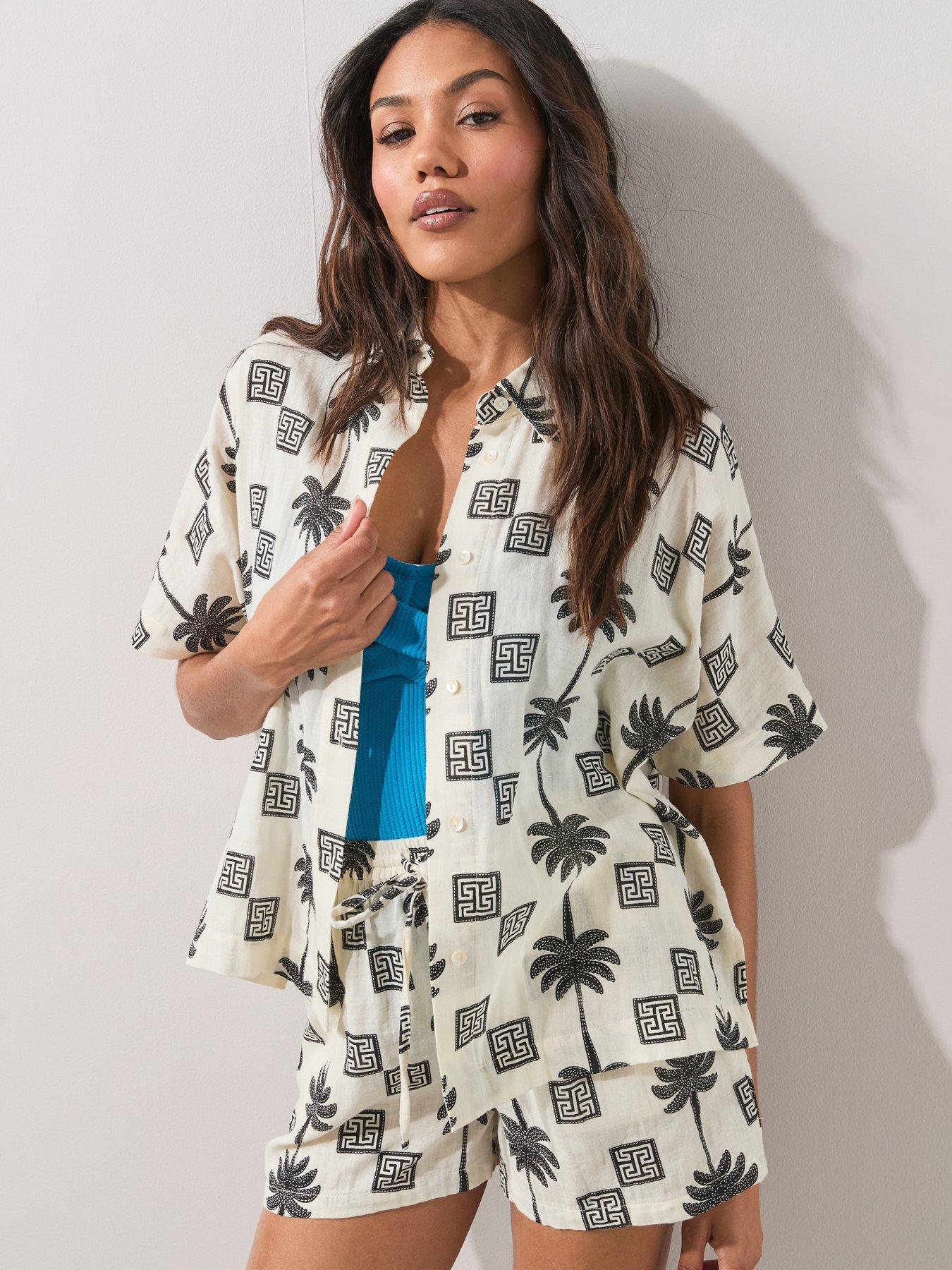 the-very-collection-palm-printed-beach-shirt-co-ord-multioutfit