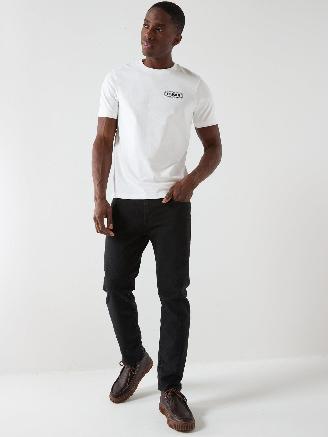 Image 3 of 5 of Farah Hawthorne Back Graphic T-Shirt - White