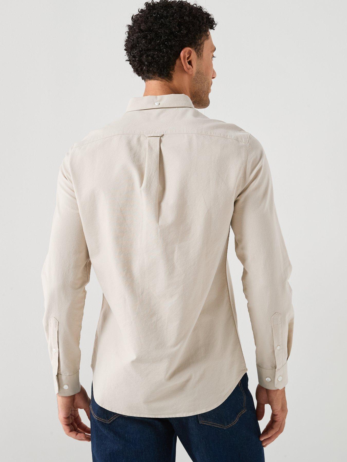Image 2 of 6 of Farah Brewer Long Sleeve Shirt - White