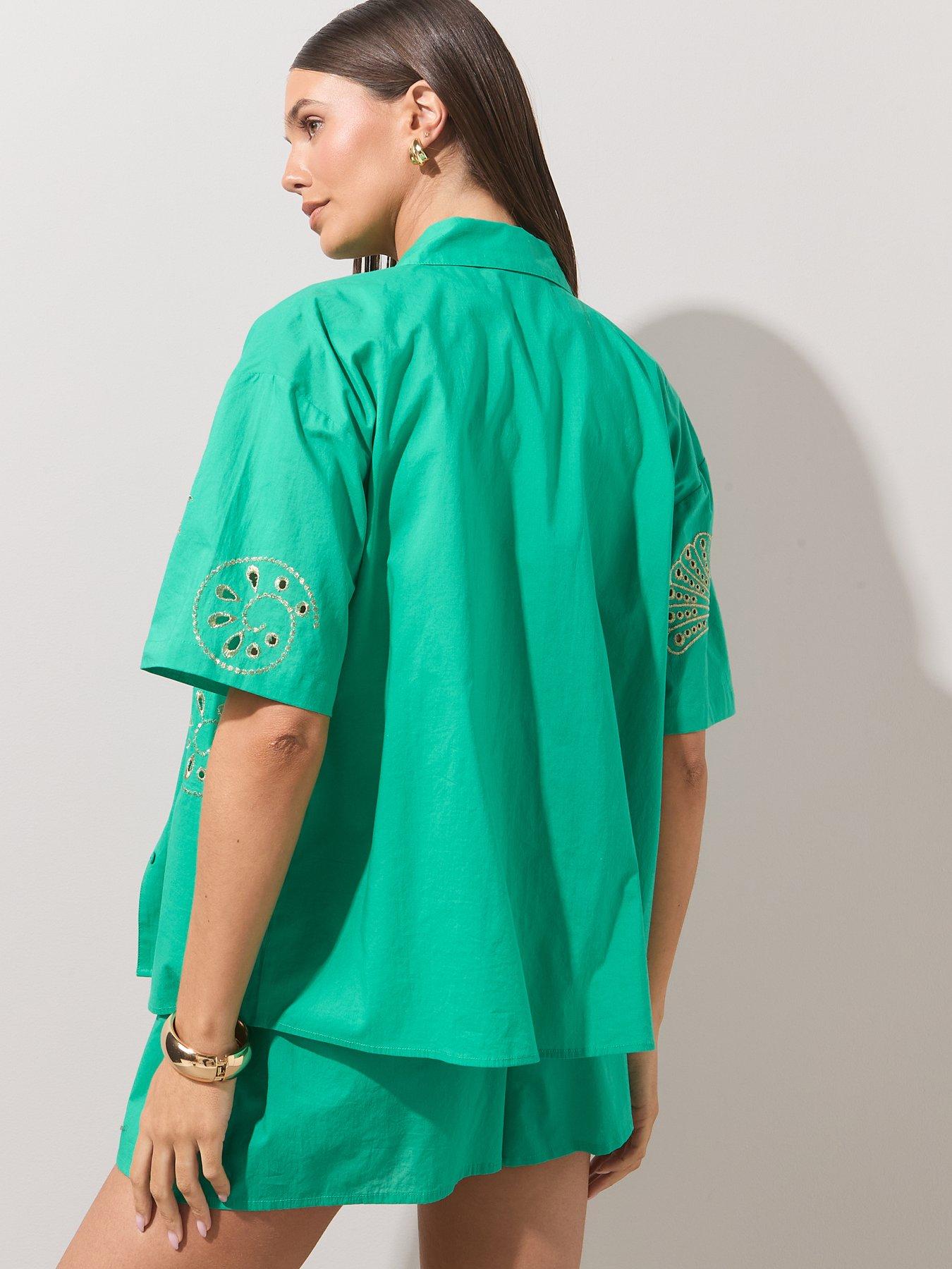 the-very-collection-shell-embroidered-co-ord-beach-shirtstillFront
