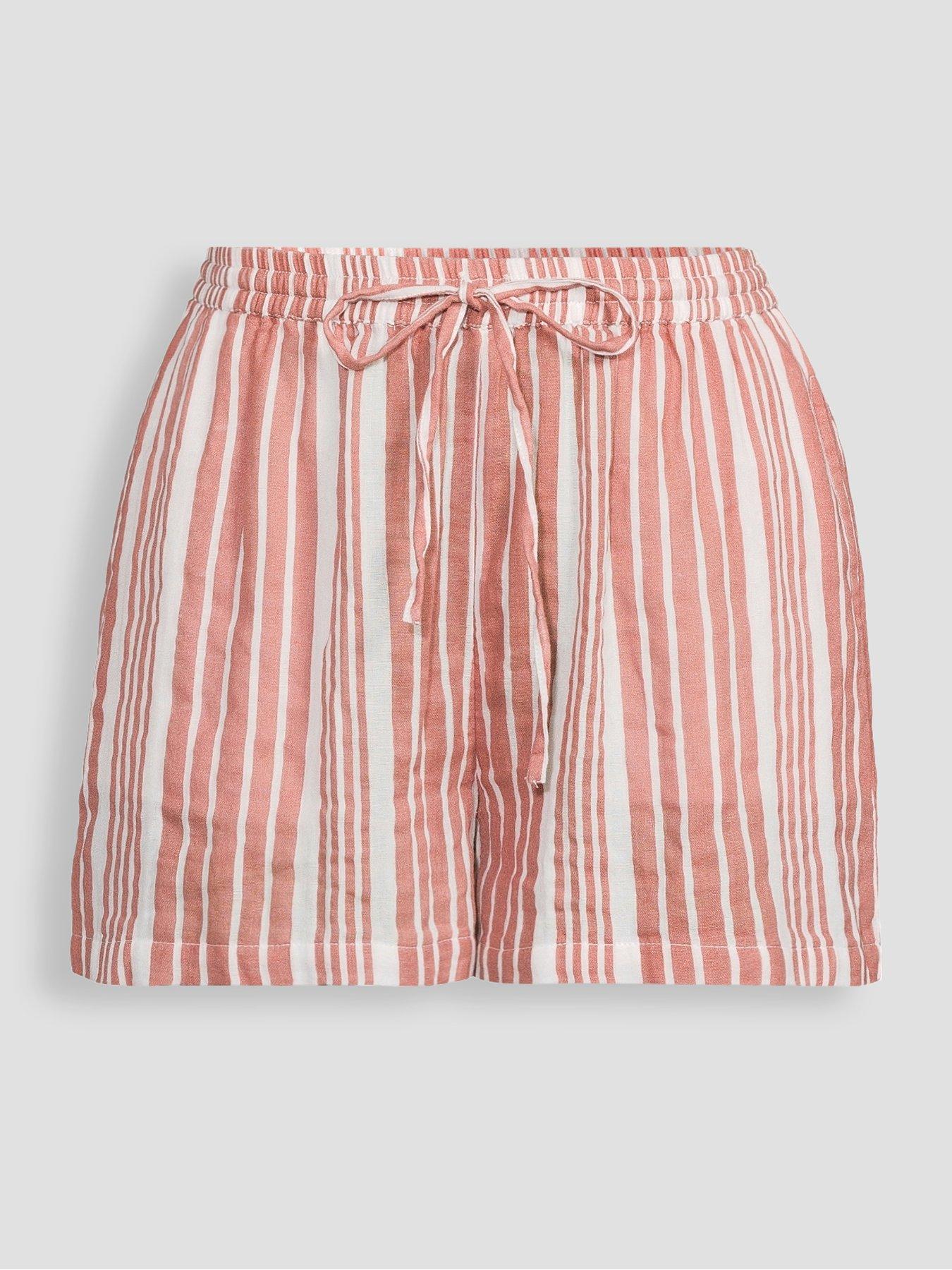 Image 7 of 7 of The Very Collection Striped Beach Short Co Ord