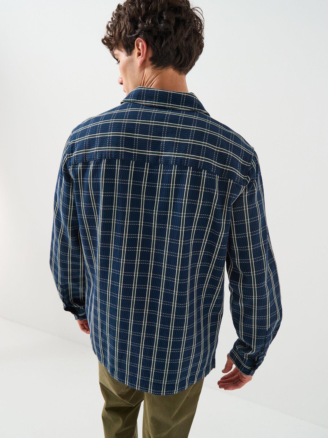 farah-wallasey-check-overshirt-navystillFront